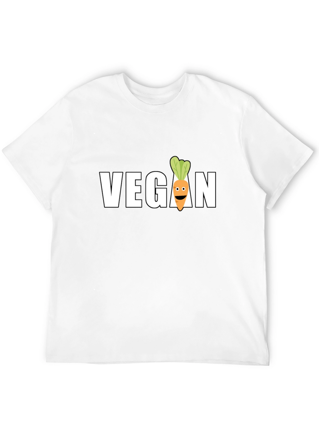 Vegan Carrot Graphic Tee - Stylish & Comfortable