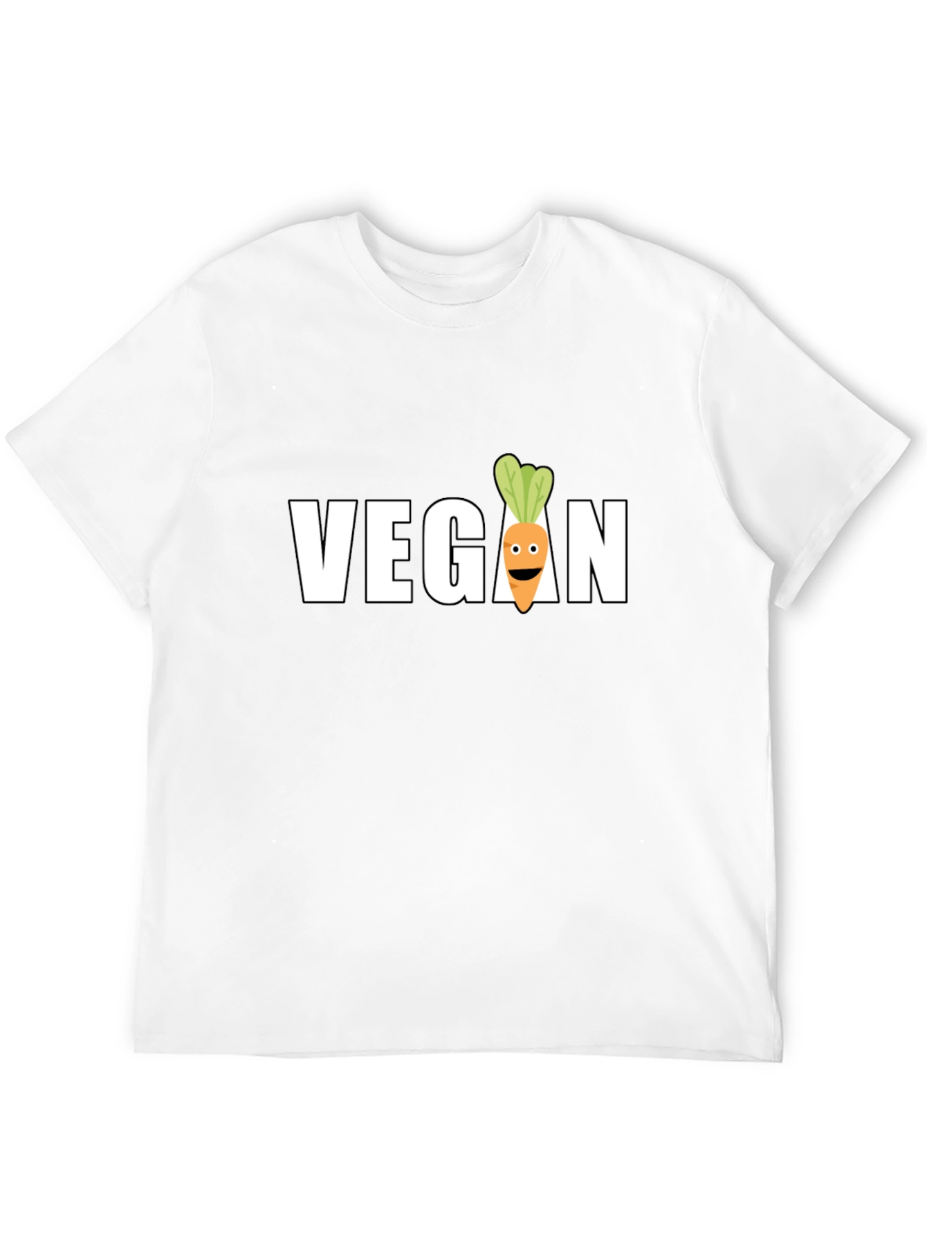 Vegan Carrot Graphic Tee - Stylish & Comfortable
