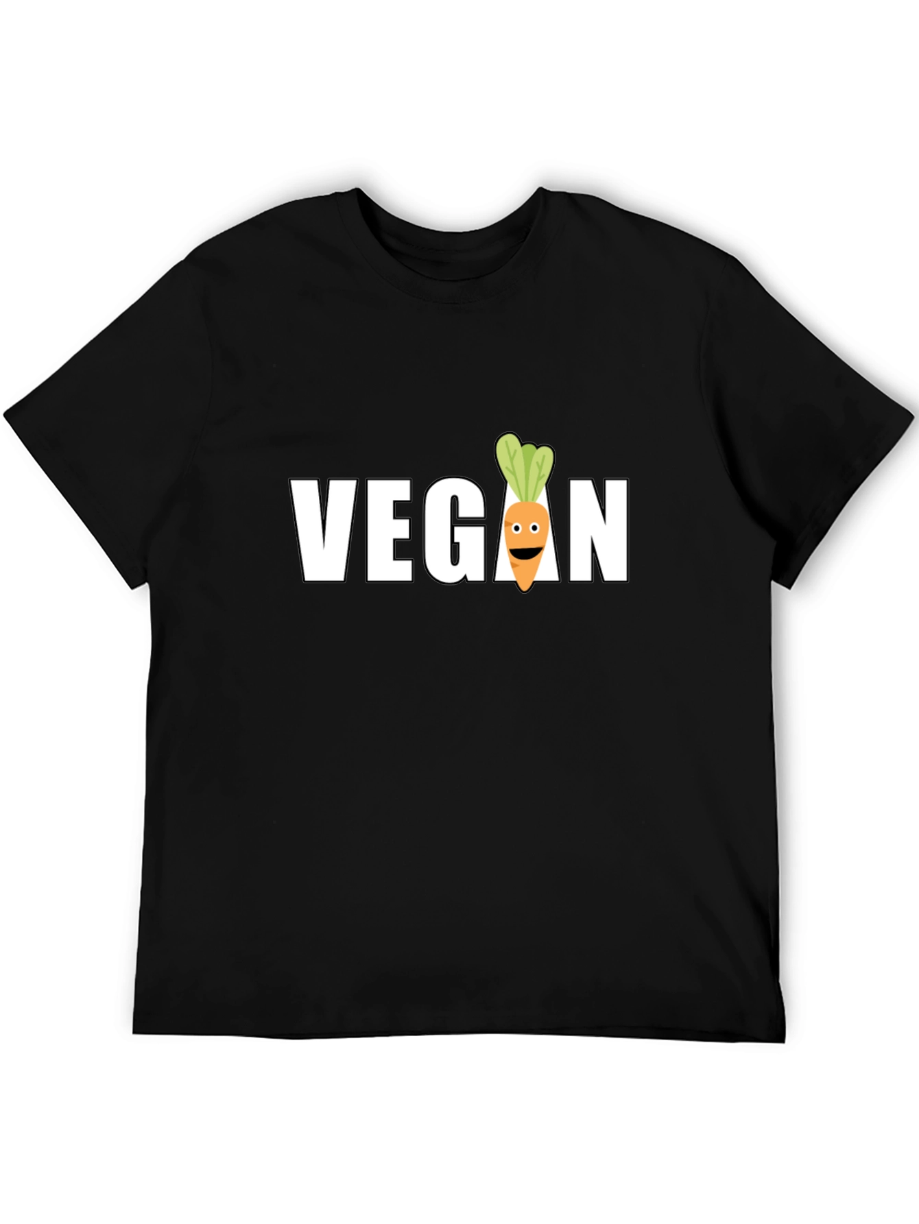 Vegan Carrot Graphic Tee - Stylish & Comfortable