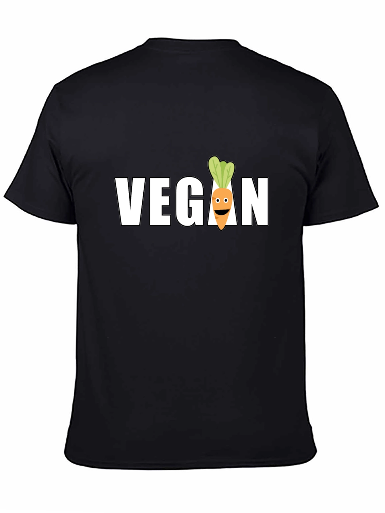 Vegan Carrot Graphic Tee - Stylish & Comfortable