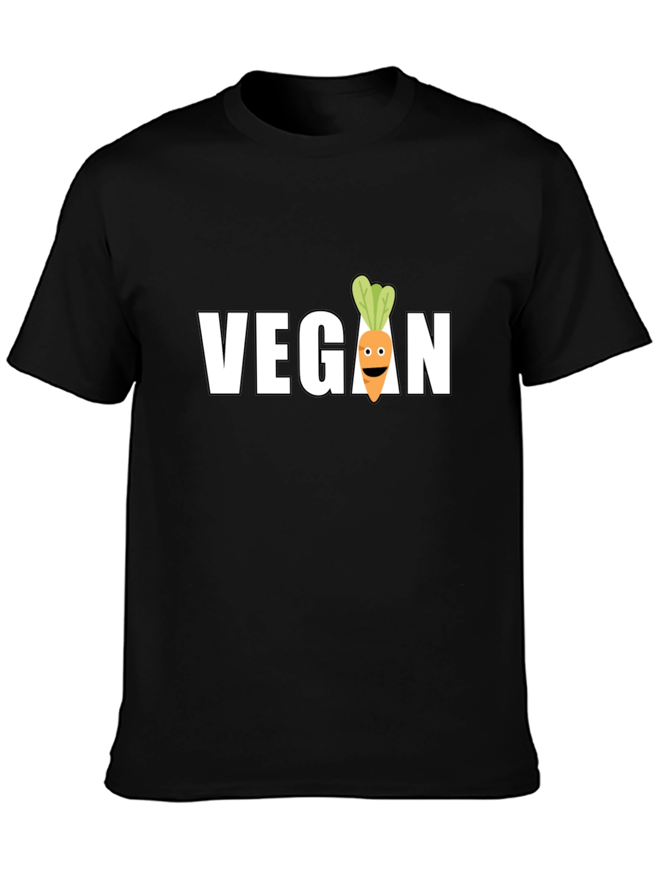 Vegan Carrot Graphic Tee - Stylish & Comfortable
