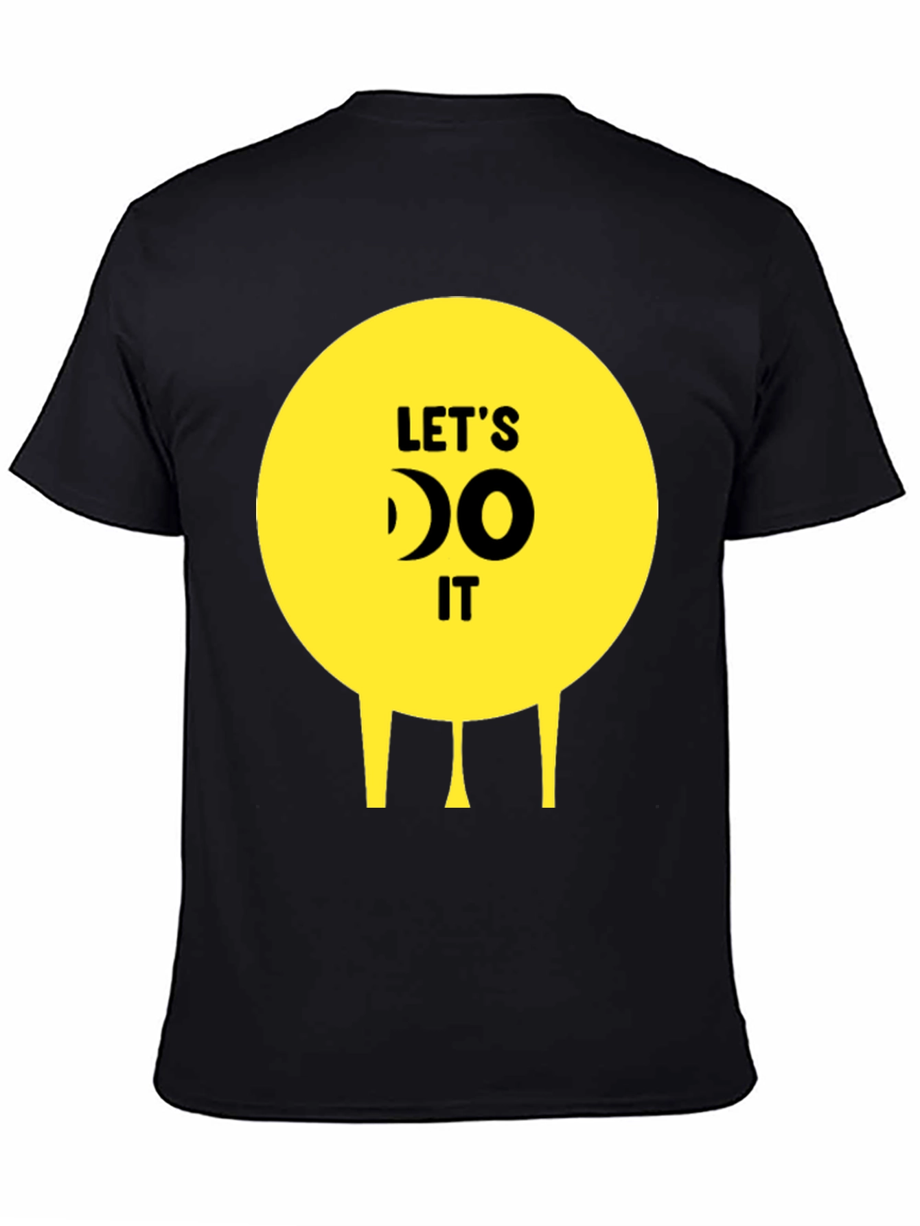 Lets Do It! Funny Graphic Tee - Unisex Black T-Shirt