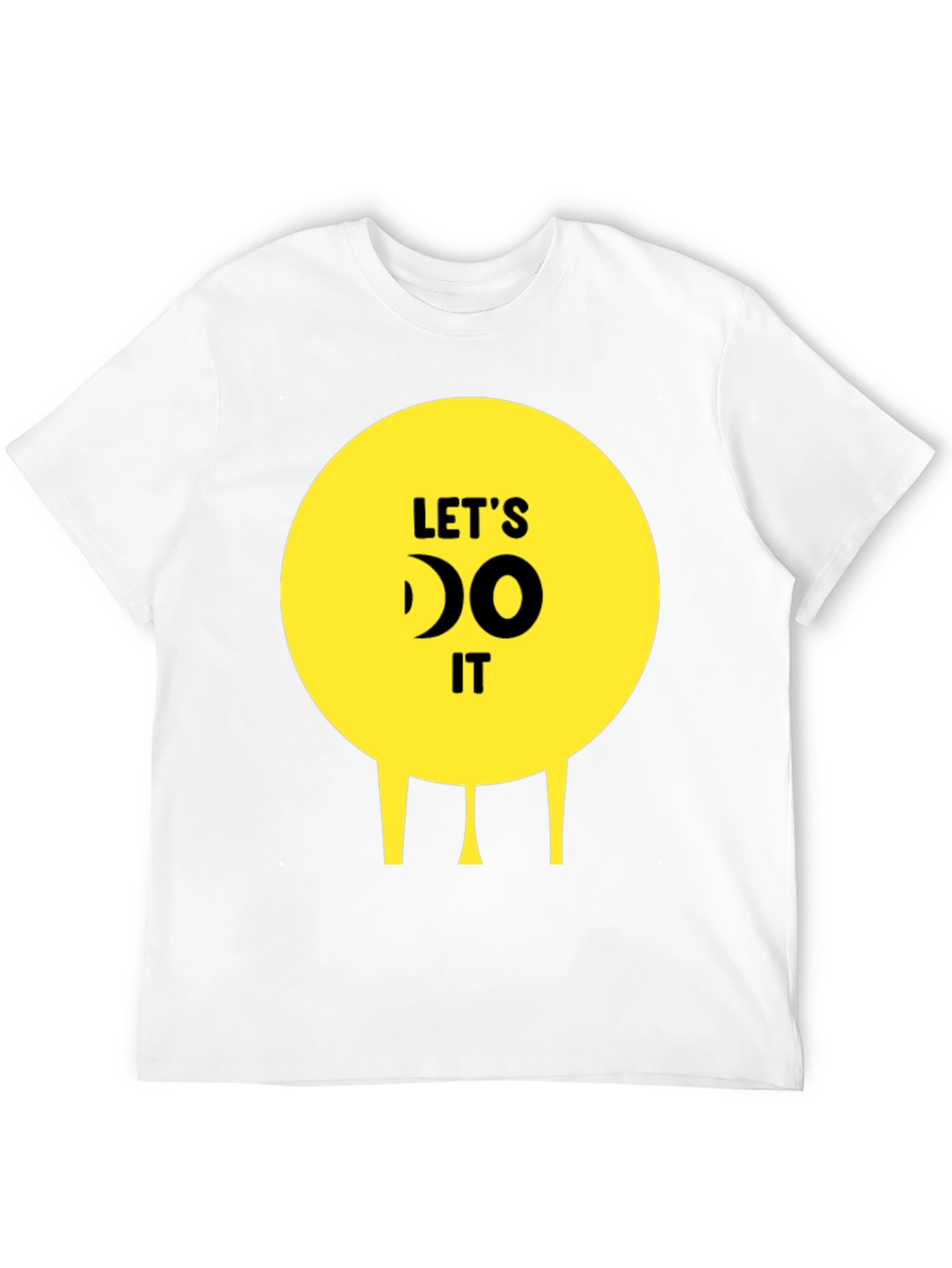 Lets Do It! Funny Graphic Tee - Unisex Black T-Shirt