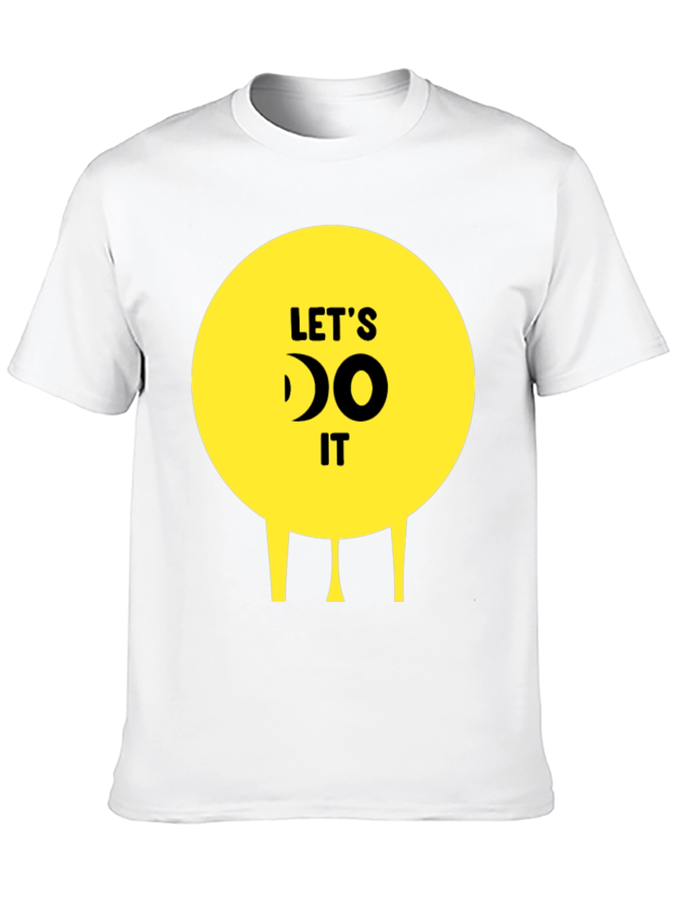 Lets Do It! Funny Graphic Tee - Unisex Black T-Shirt