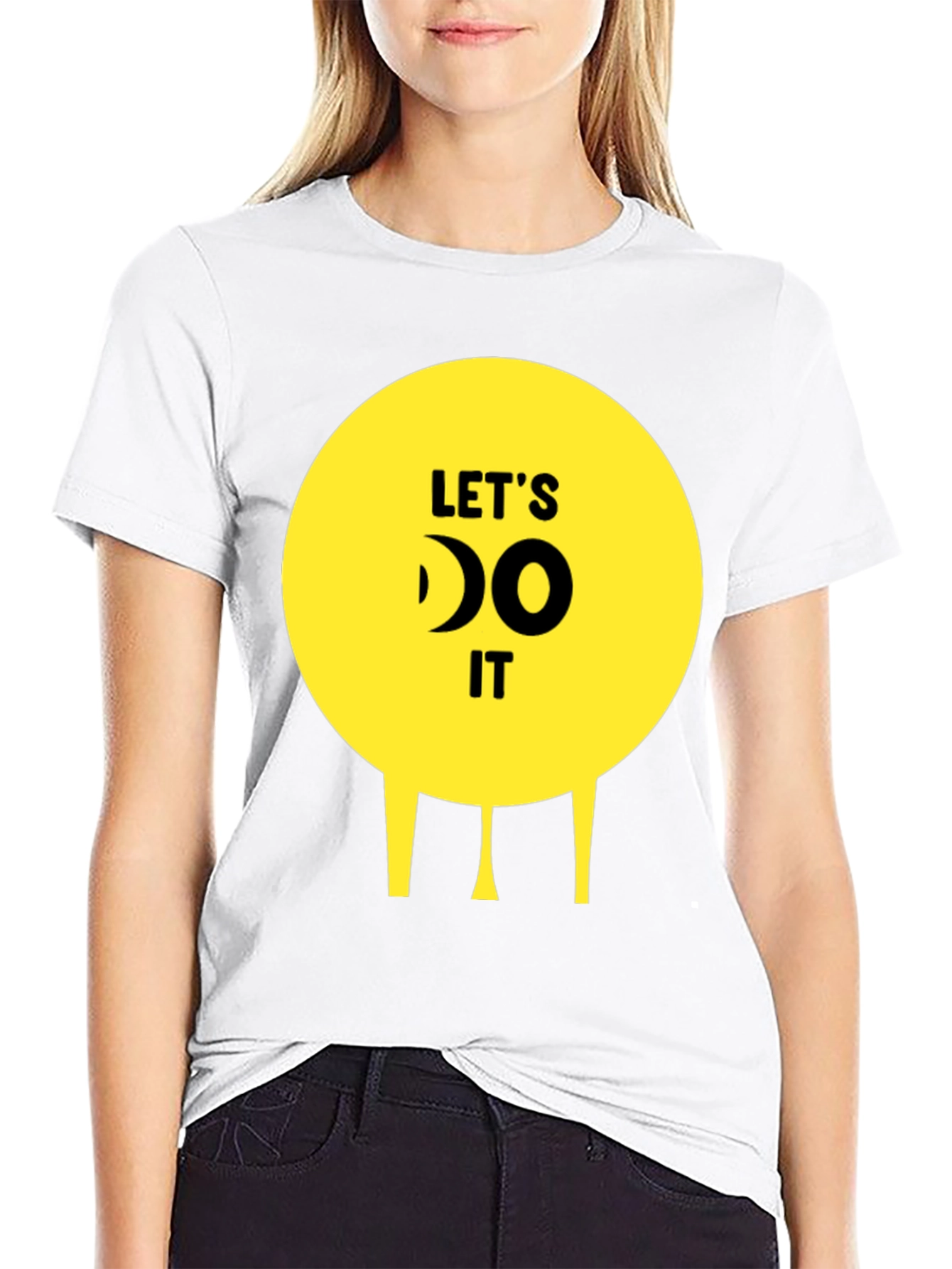 Lets Do It! Funny Graphic Tee - Unisex Black T-Shirt