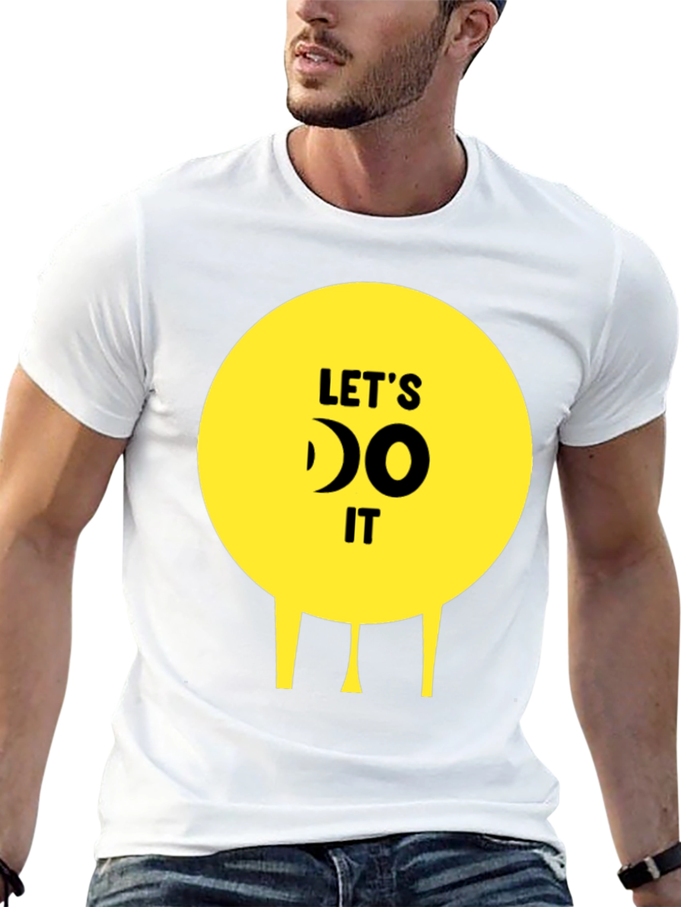 Lets Do It! Funny Graphic Tee - Unisex Black T-Shirt
