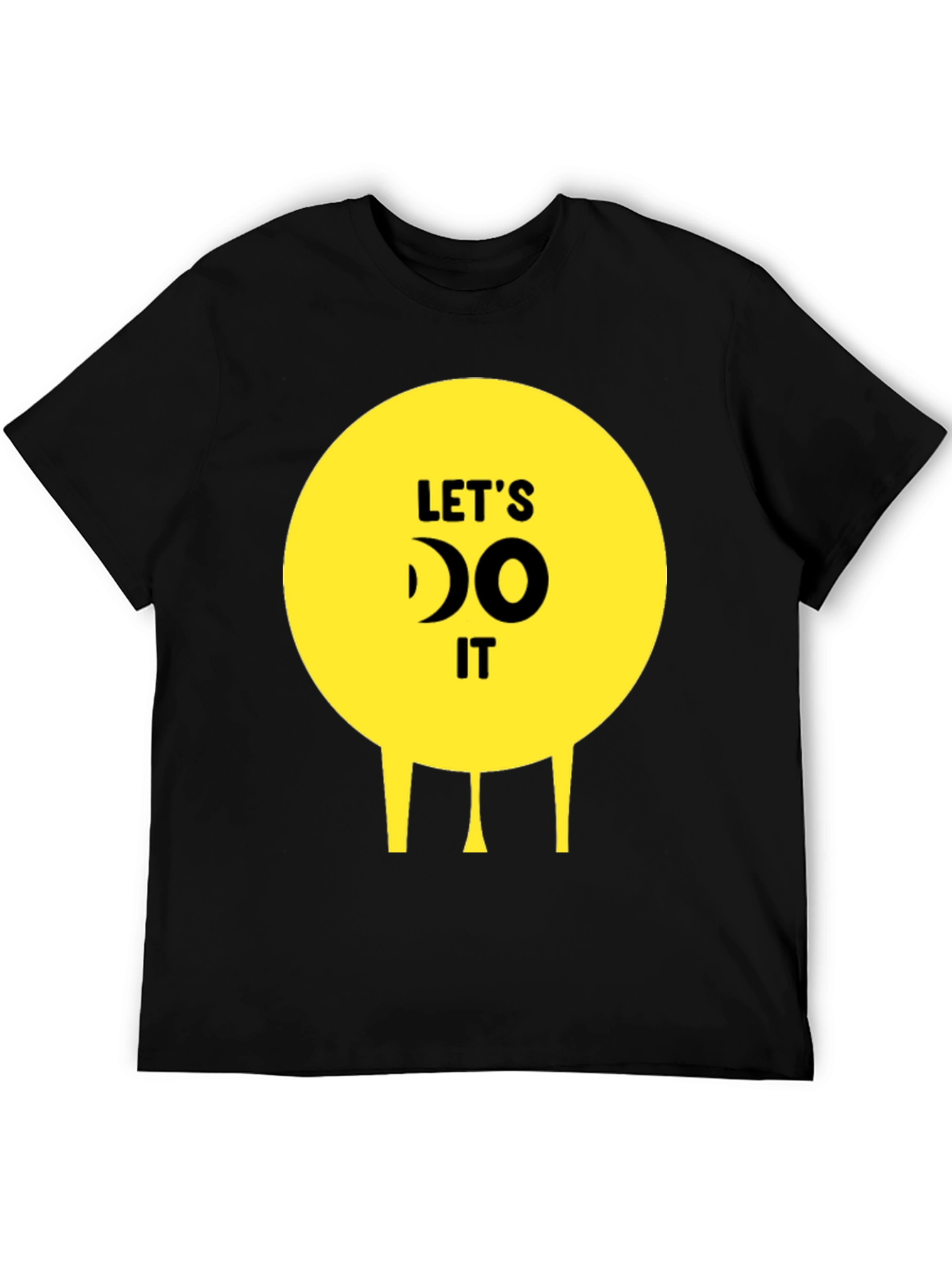Lets Do It! Funny Graphic Tee - Unisex Black T-Shirt