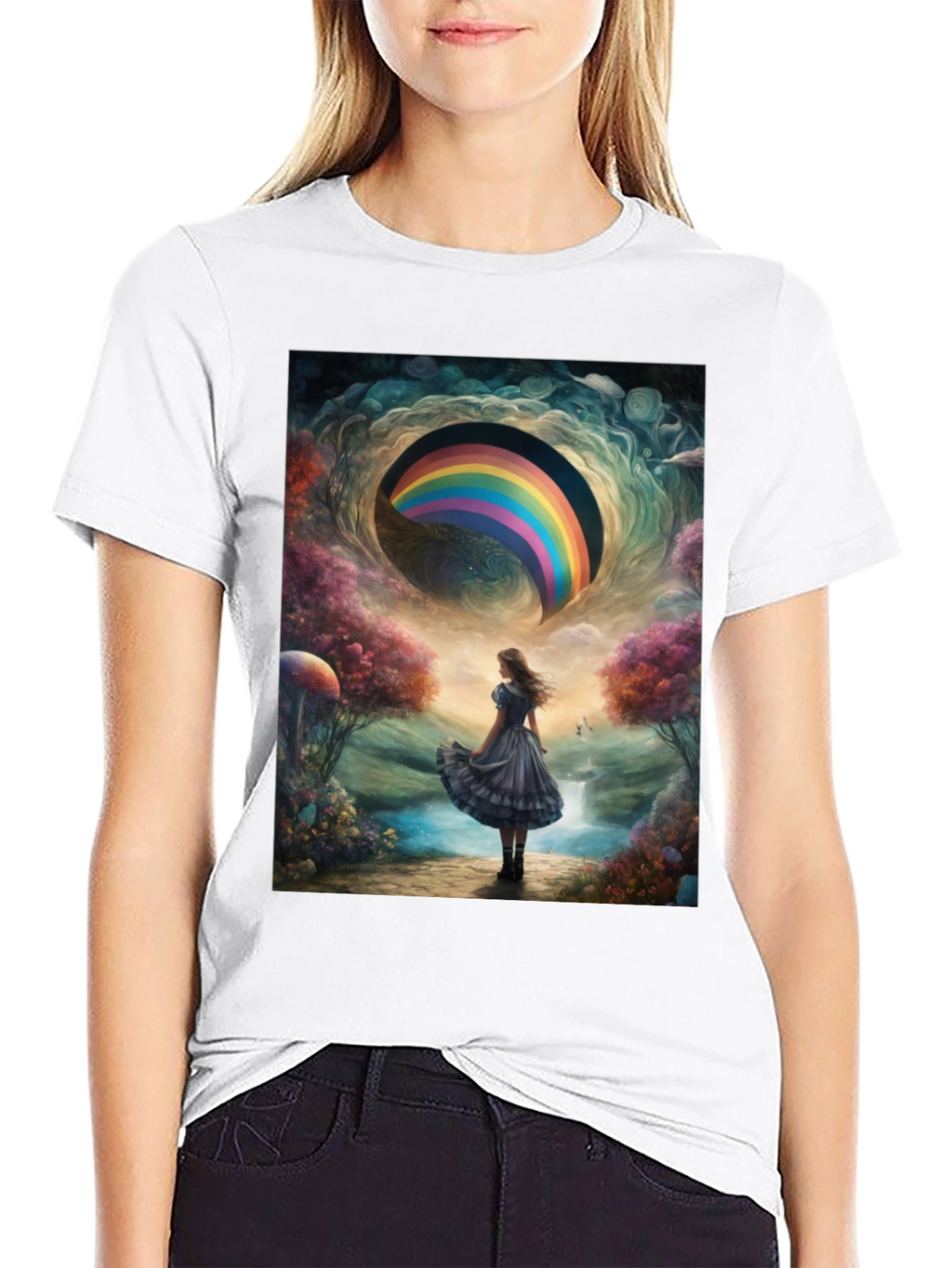 Rainbow Dreamscape Graphic Tee