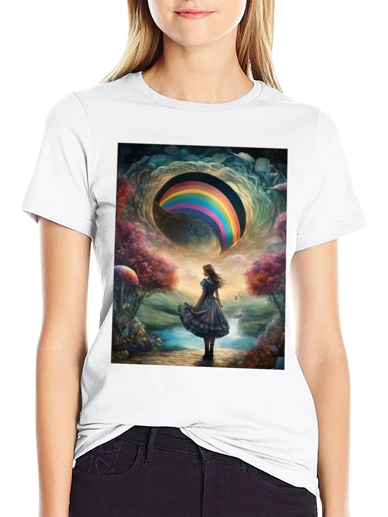 Rainbow Dreamscape Graphic Tee