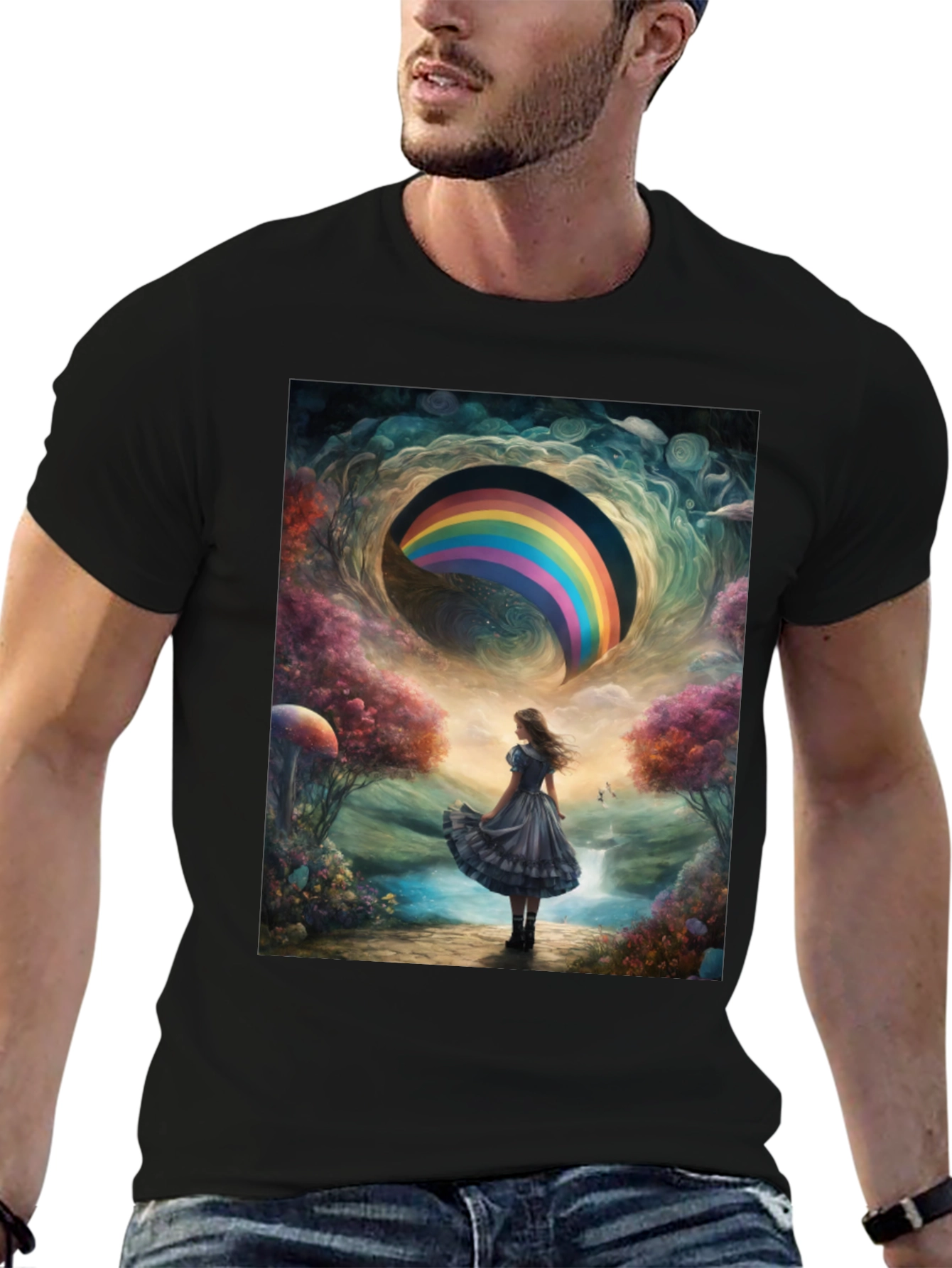 Rainbow Dreamscape Graphic Tee