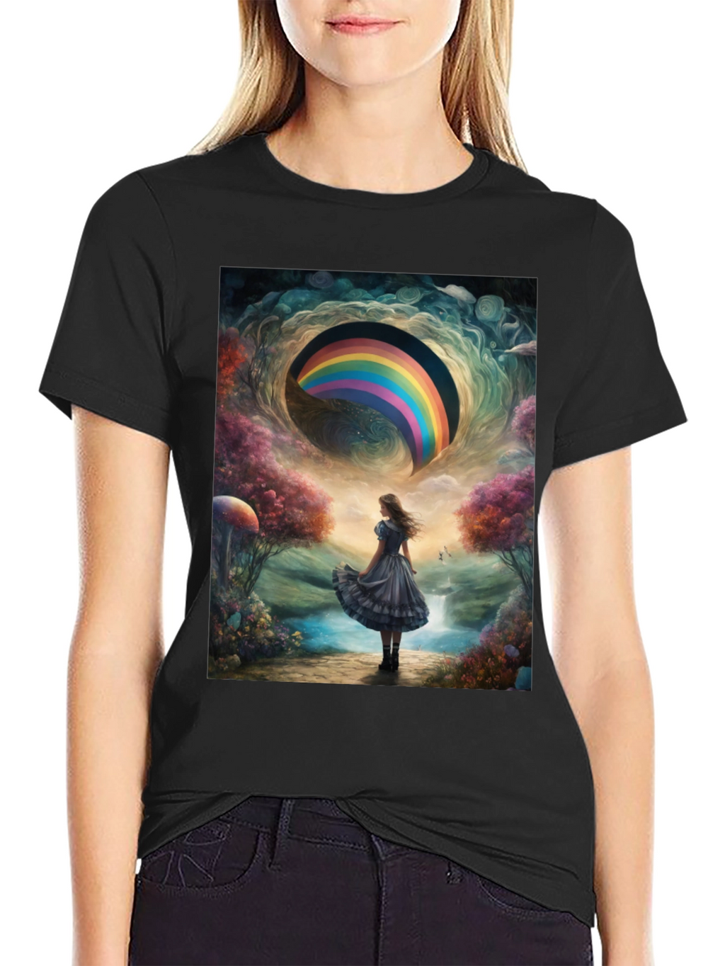 Rainbow Dreamscape Graphic Tee
