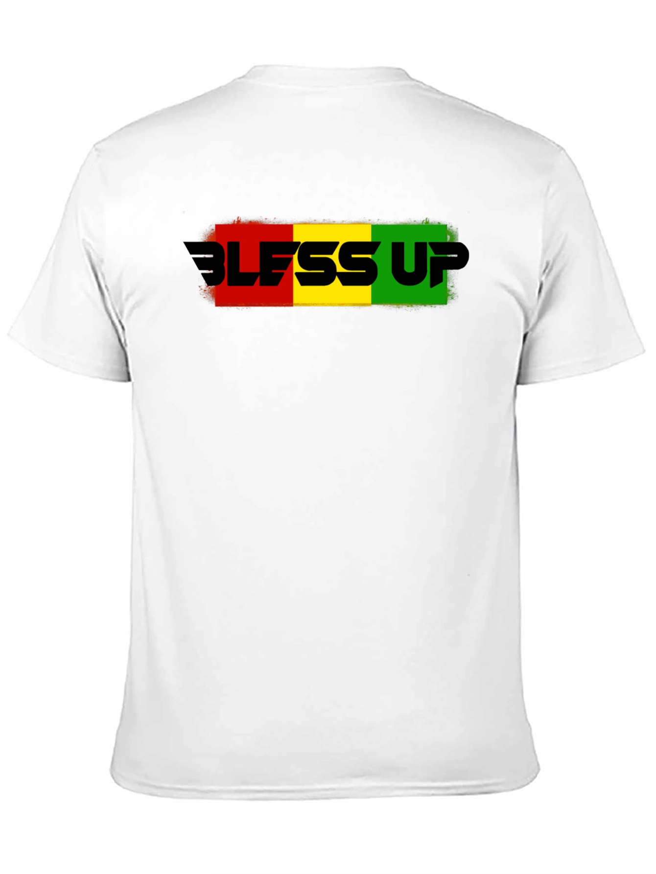 Bless Up Graphic T-Shirt - Rasta Colors
