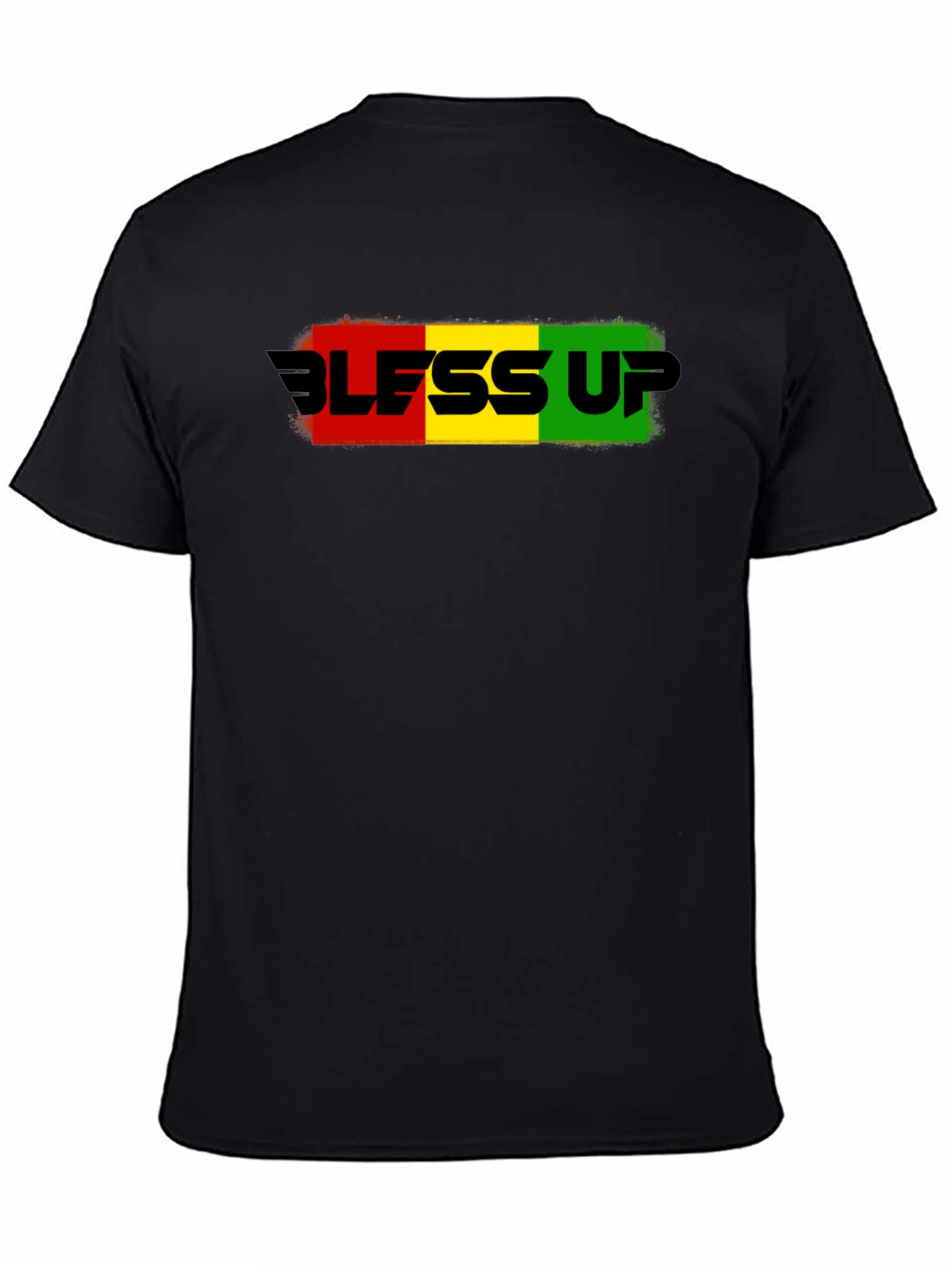 Bless Up Graphic T-Shirt - Rasta Colors