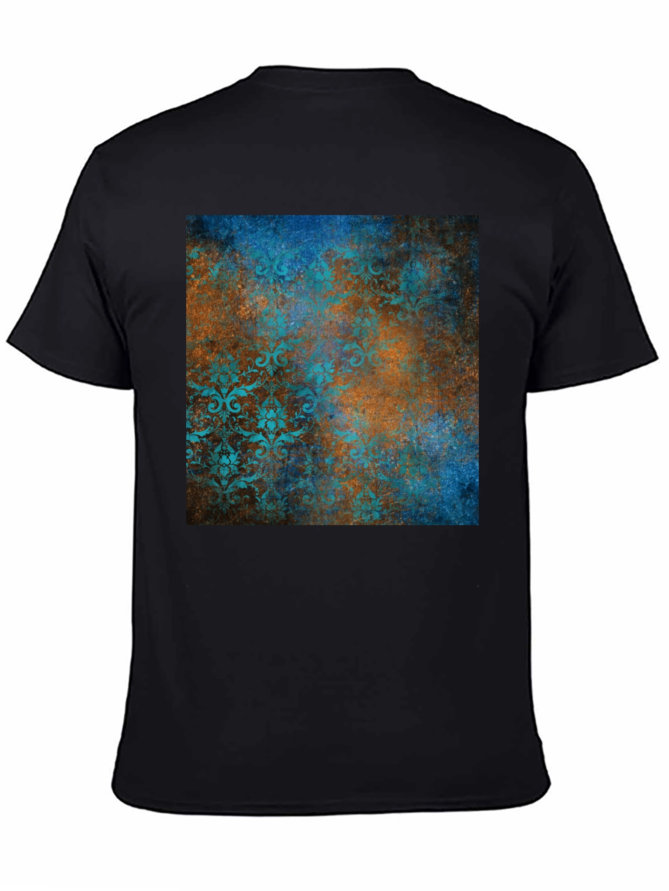 Vintage Patterned Graphic Tee - Modern Style