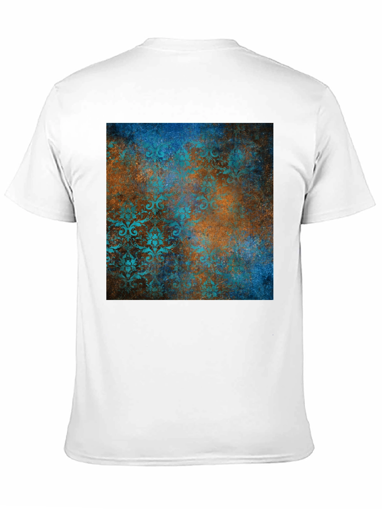 Vintage Patterned Graphic Tee - Modern Style