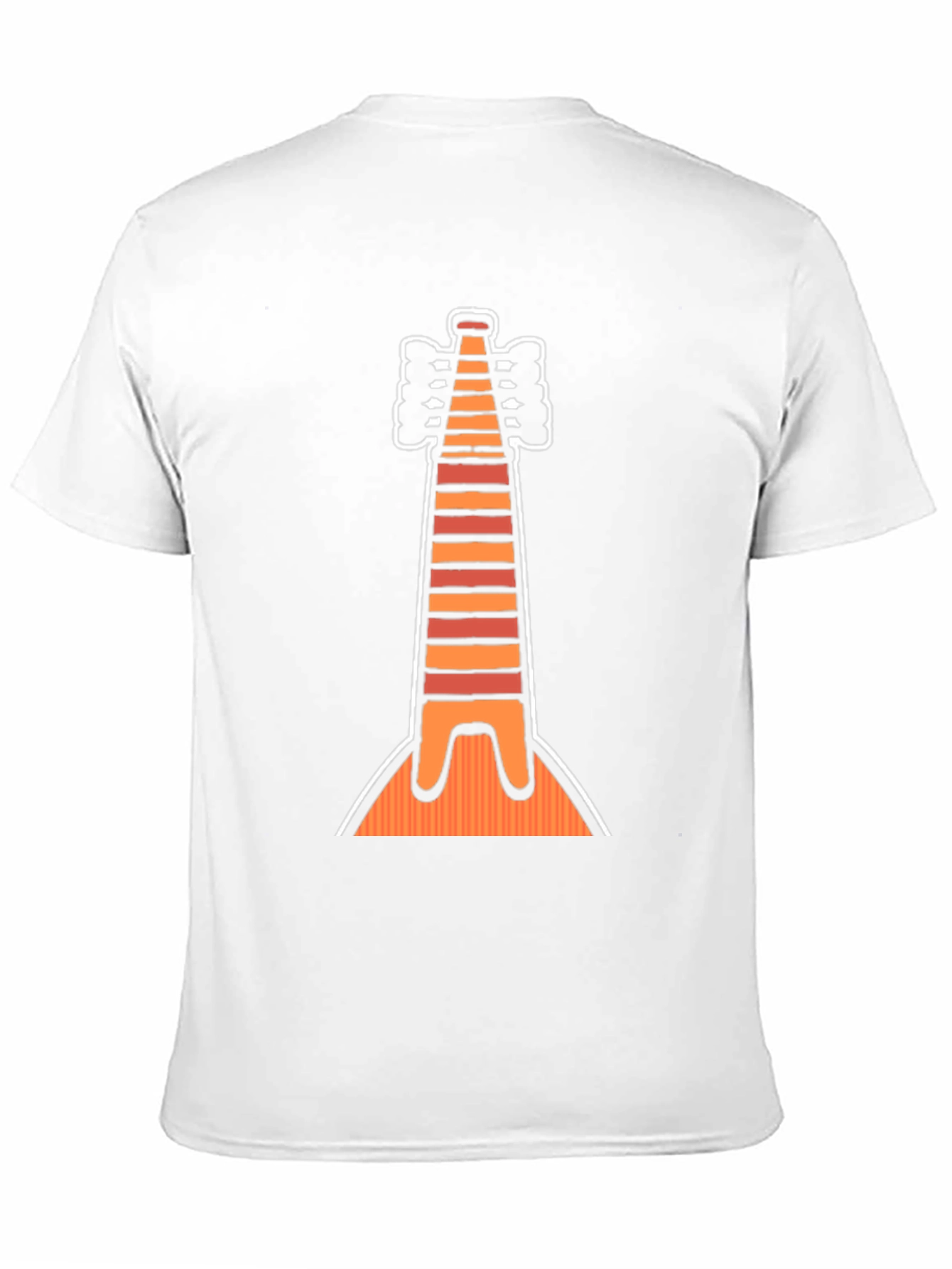 Striped Instrument Graphic Tee - Unique Musical Shirt