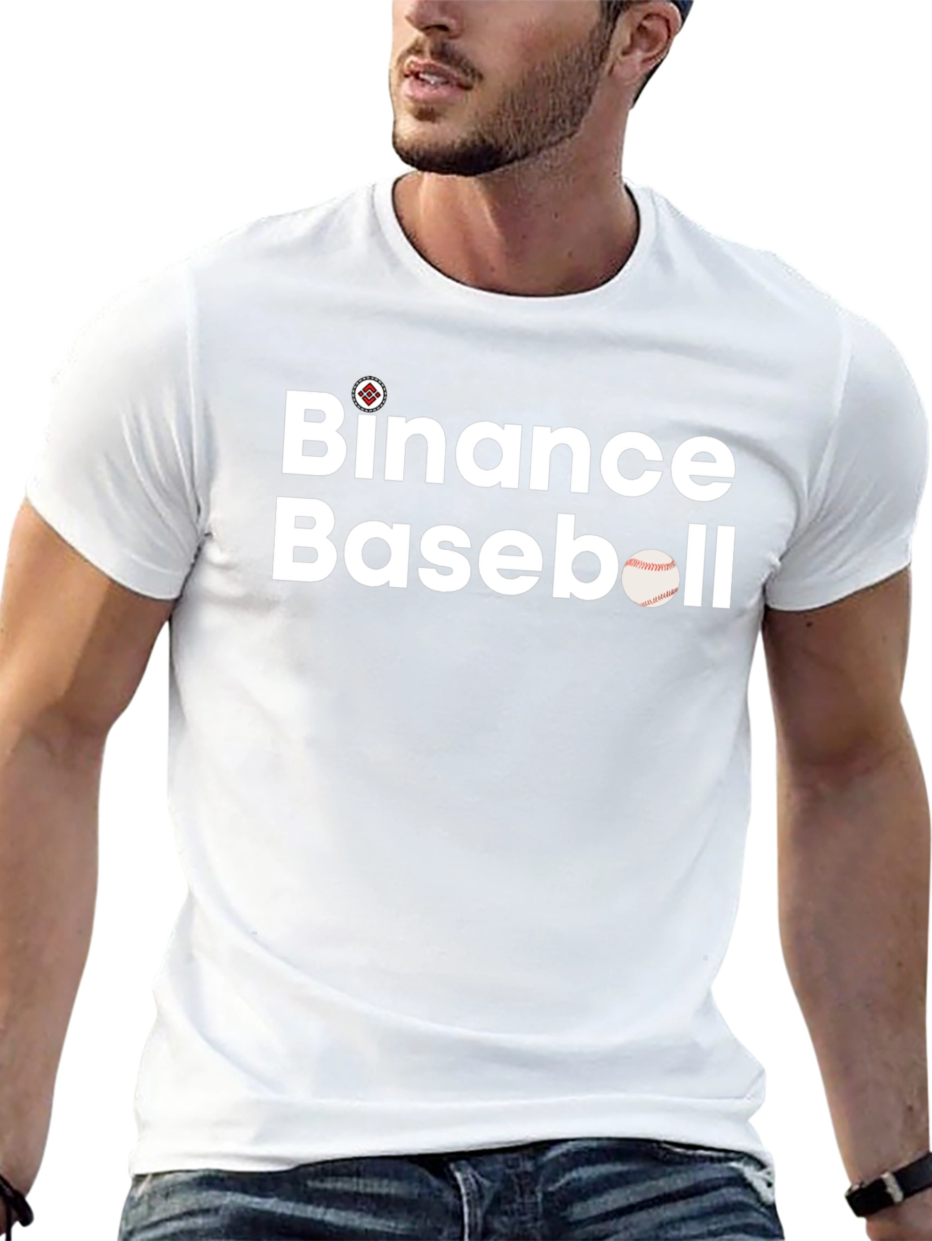Binance Baseball T-Shirt: Crypto Fan Apparel