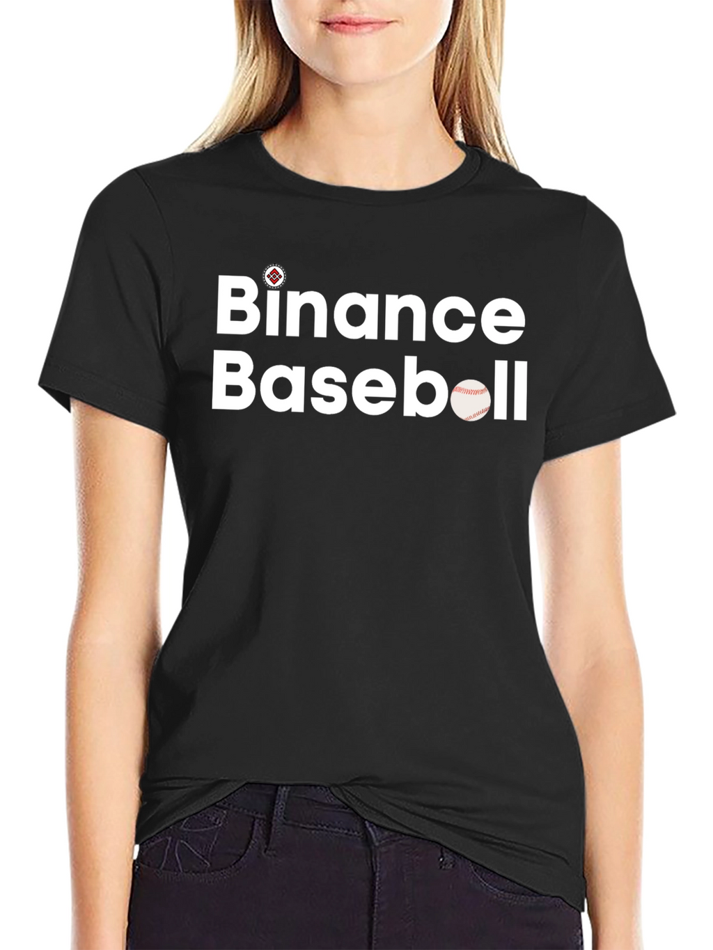 Binance Baseball T-Shirt: Crypto Fan Apparel