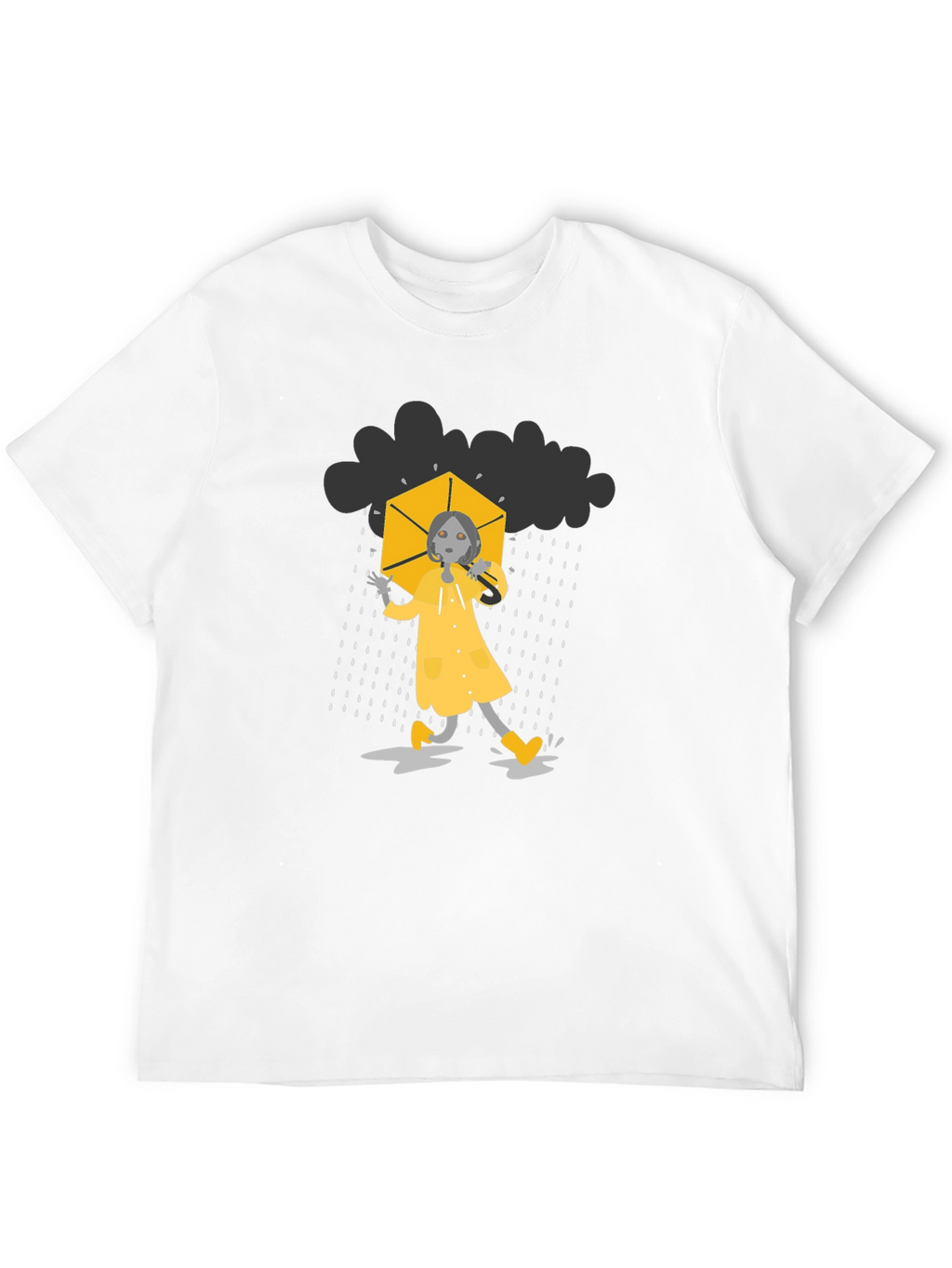 Rainy Day Black T-Shirt