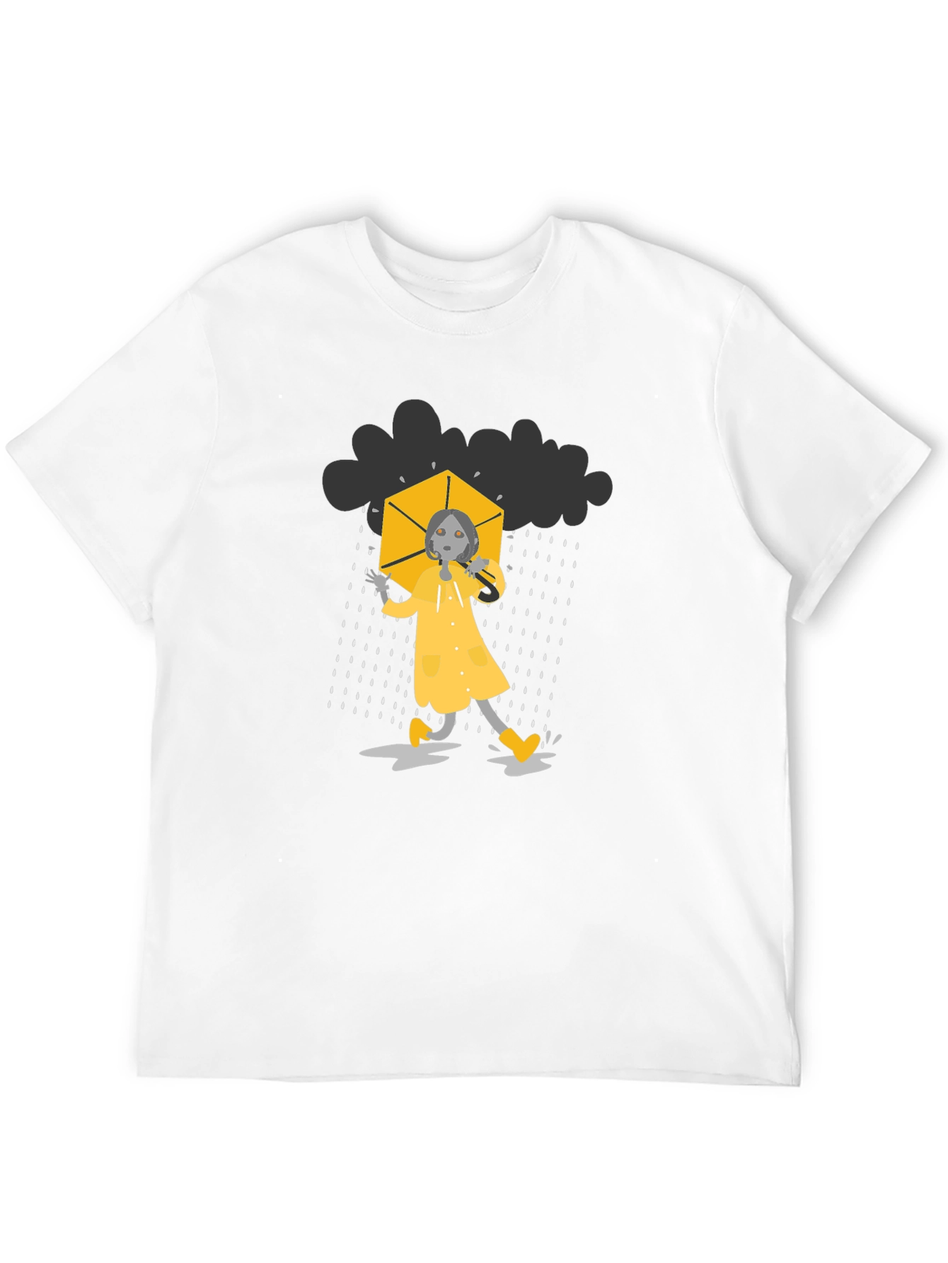 Rainy Day Black T-Shirt