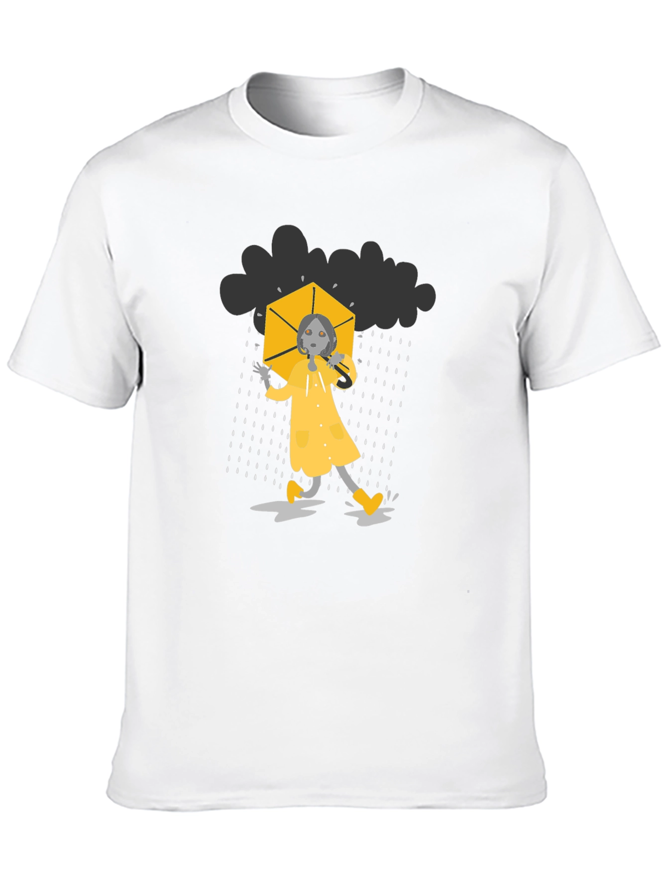 Rainy Day Black T-Shirt