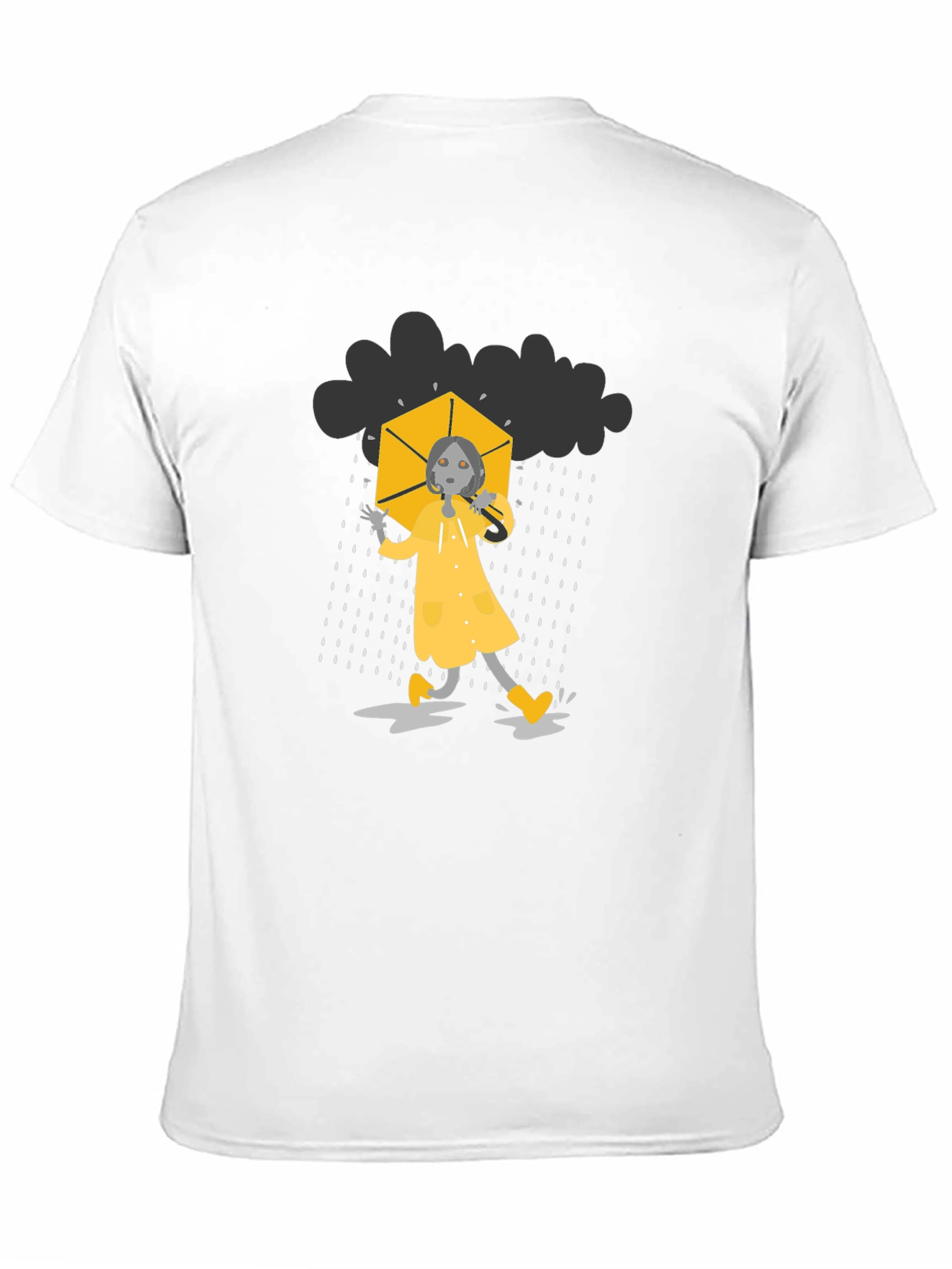 Rainy Day Black T-Shirt