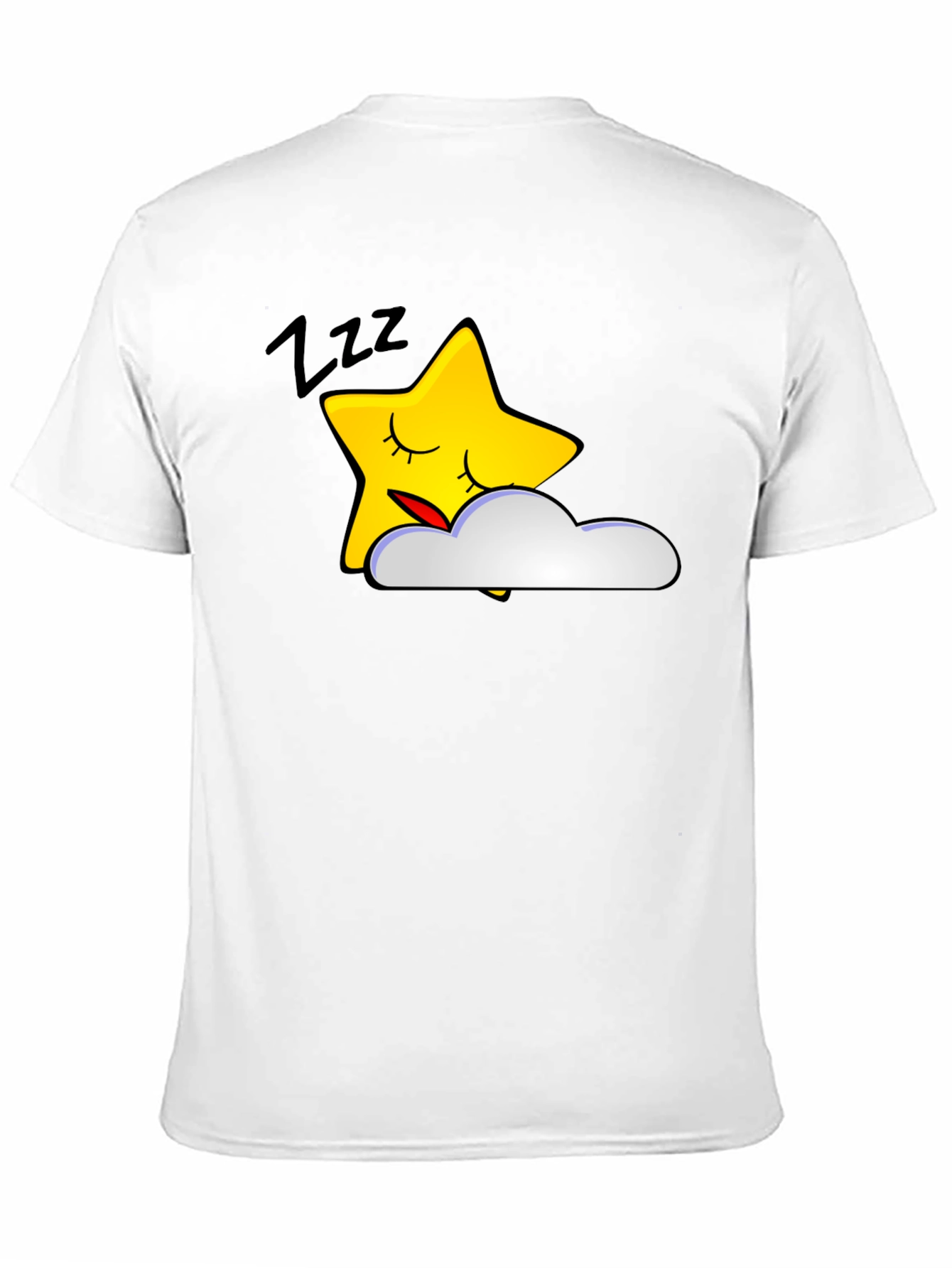 Sleepy Star Graphic Tee - Soft Cotton Blend
