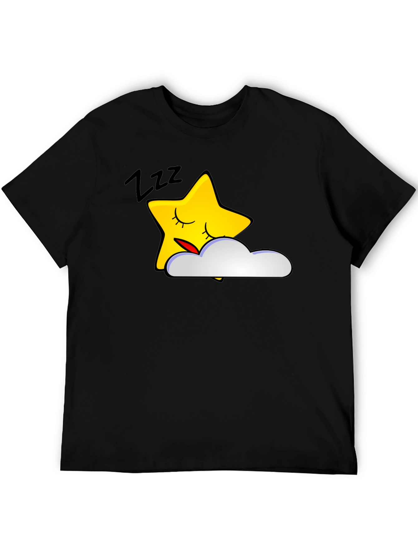 Sleepy Star Graphic Tee - Soft Cotton Blend