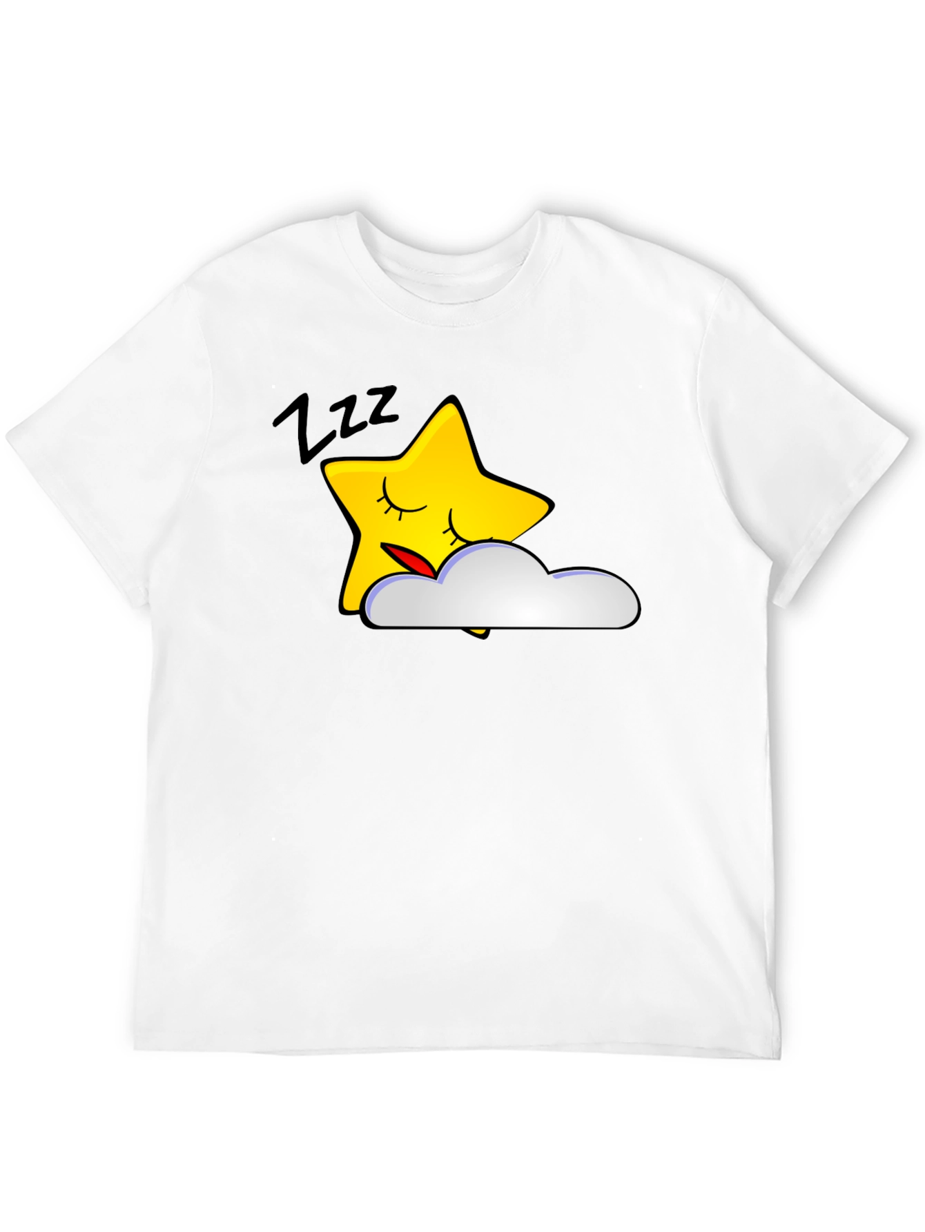 Sleepy Star Graphic Tee - Soft Cotton Blend