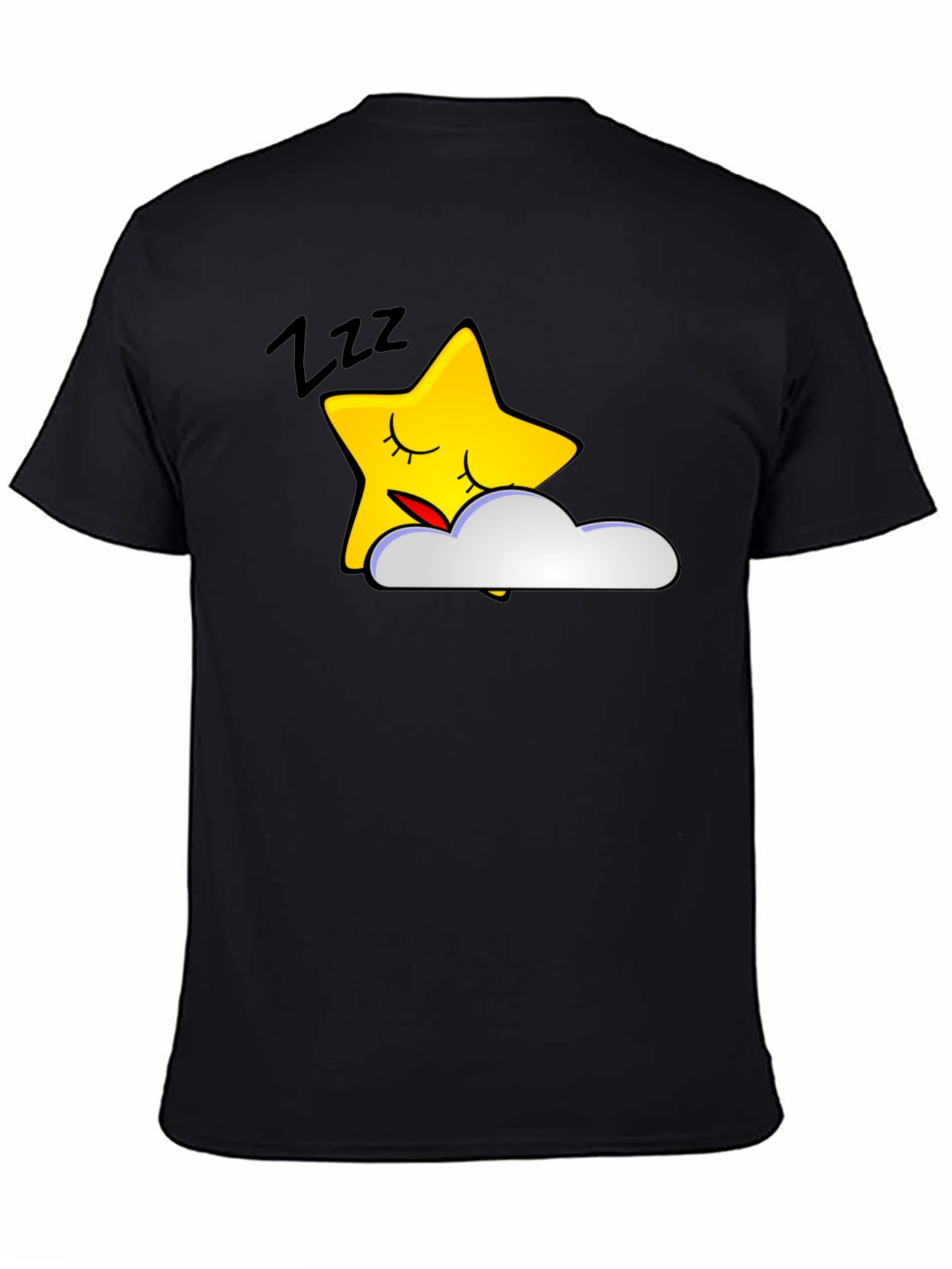 Sleepy Star Graphic Tee - Soft Cotton Blend