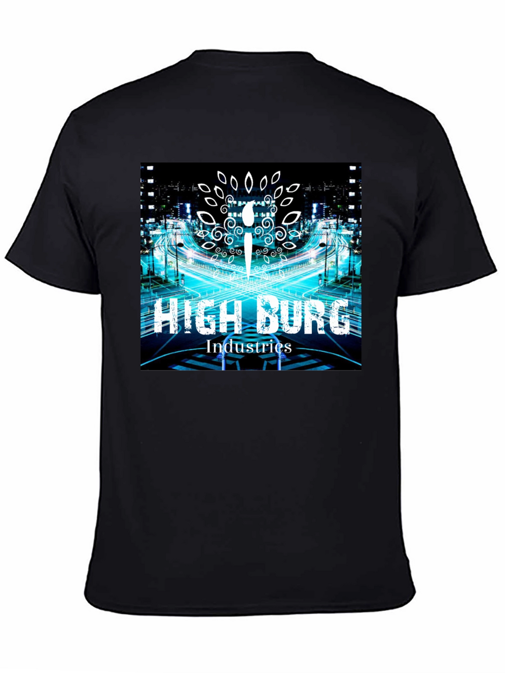 High Burg Industries Black Graphic Tee
