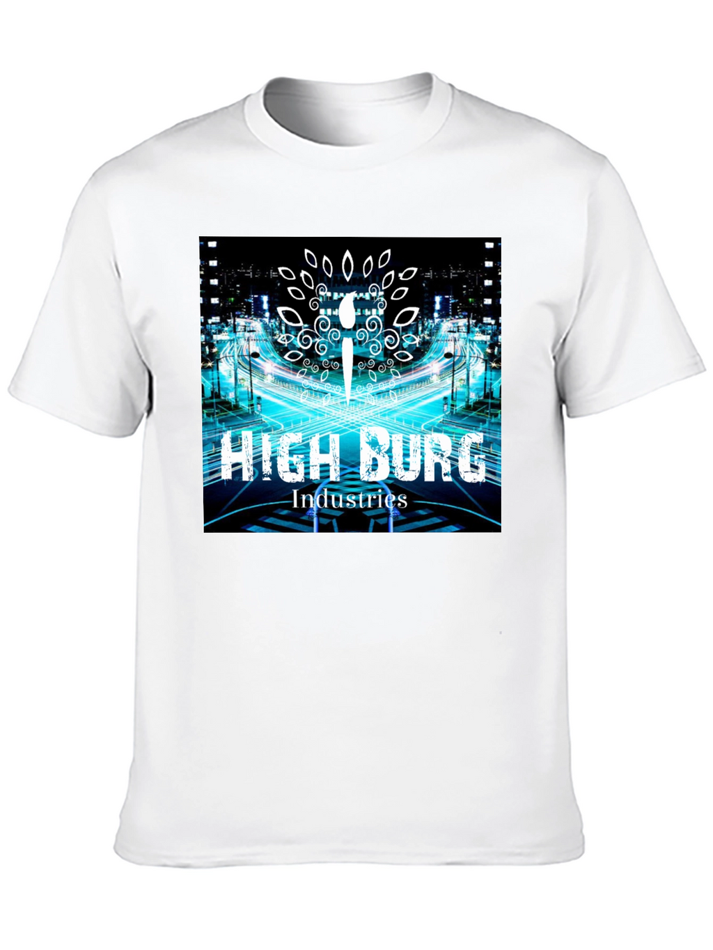High Burg Industries Black Graphic Tee
