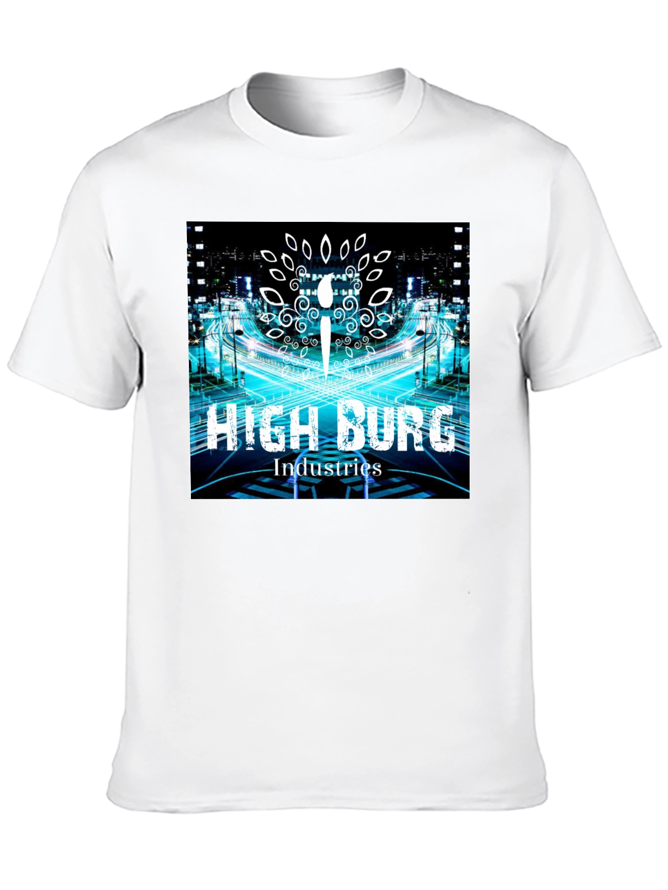 High Burg Industries Black Graphic Tee