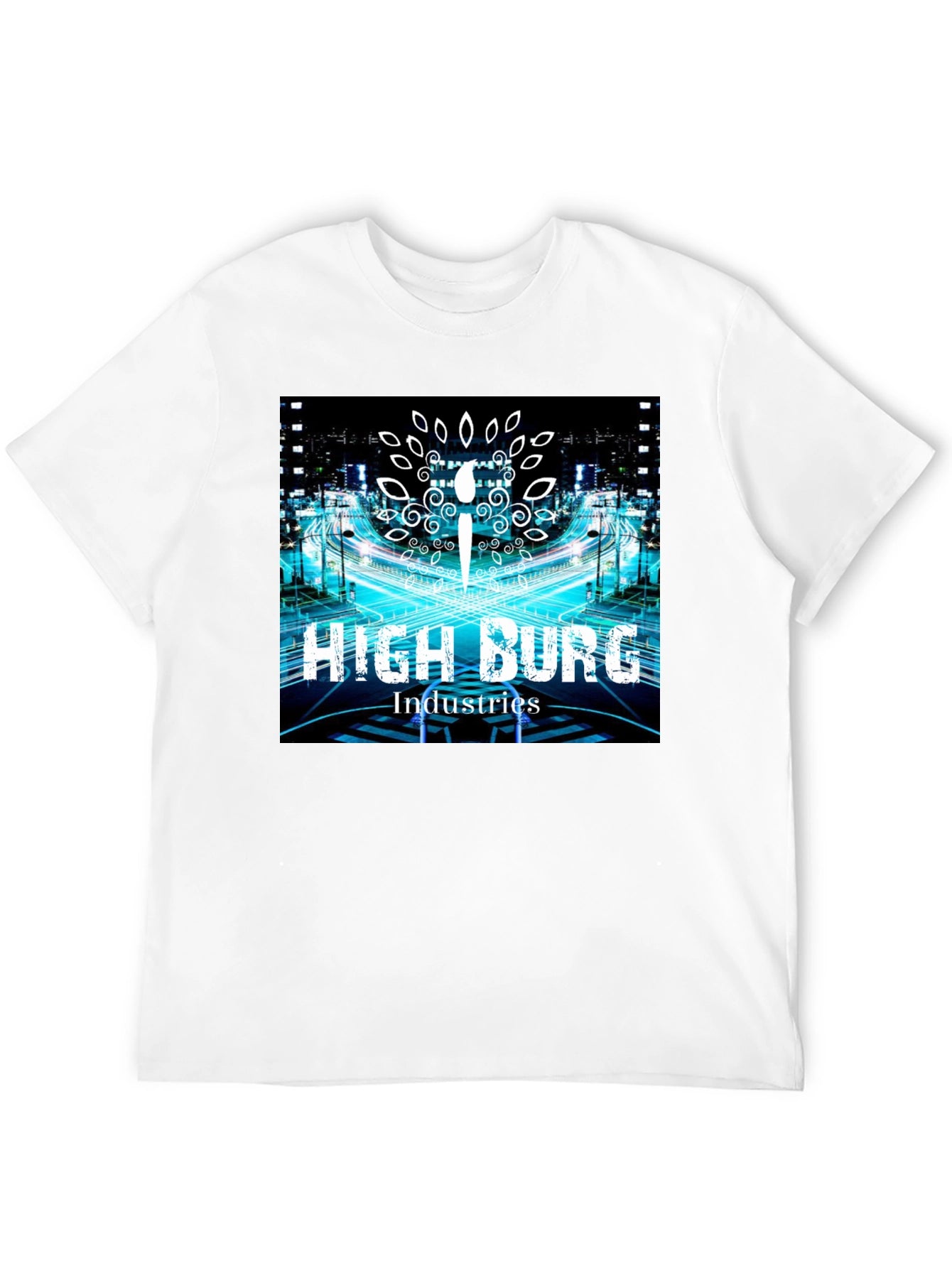 High Burg Industries Black Graphic Tee