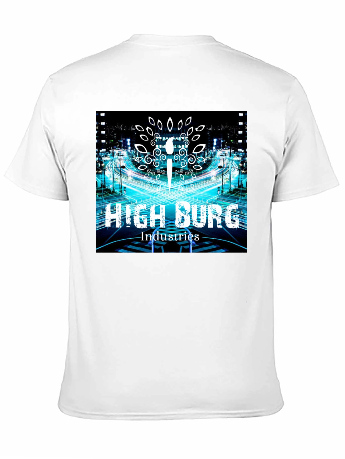 High Burg Industries Black Graphic Tee