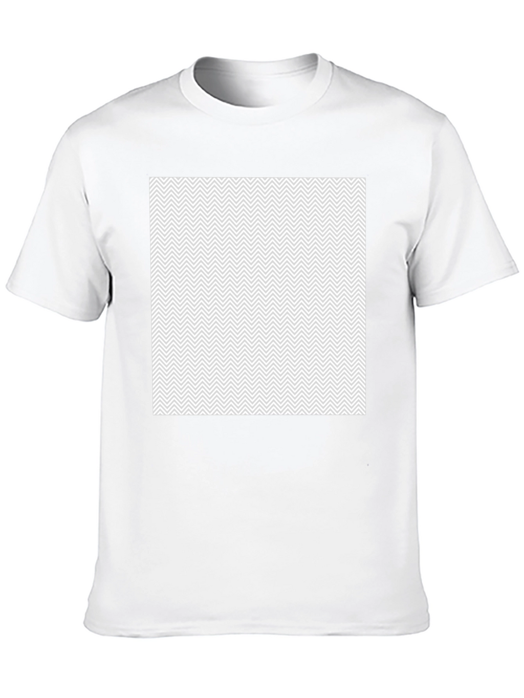 Stylish Black Tee with Geometric Print