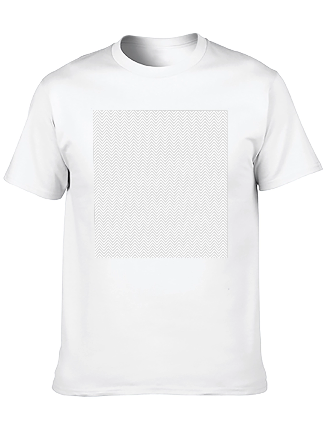 Stylish Black Tee with Geometric Print