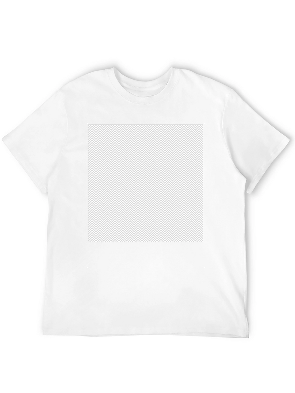 Stylish Black Tee with Geometric Print