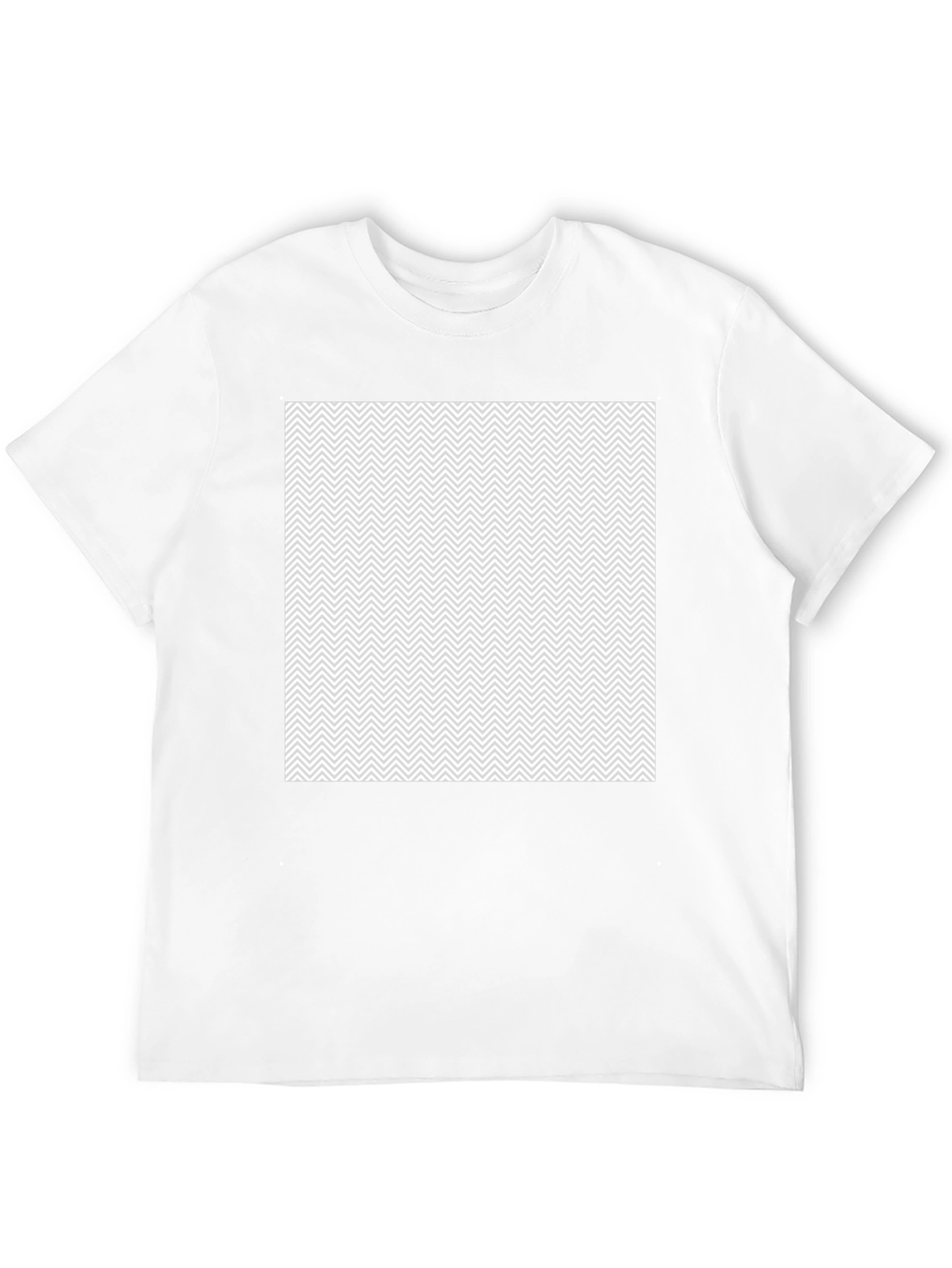 Stylish Black Tee with Geometric Print