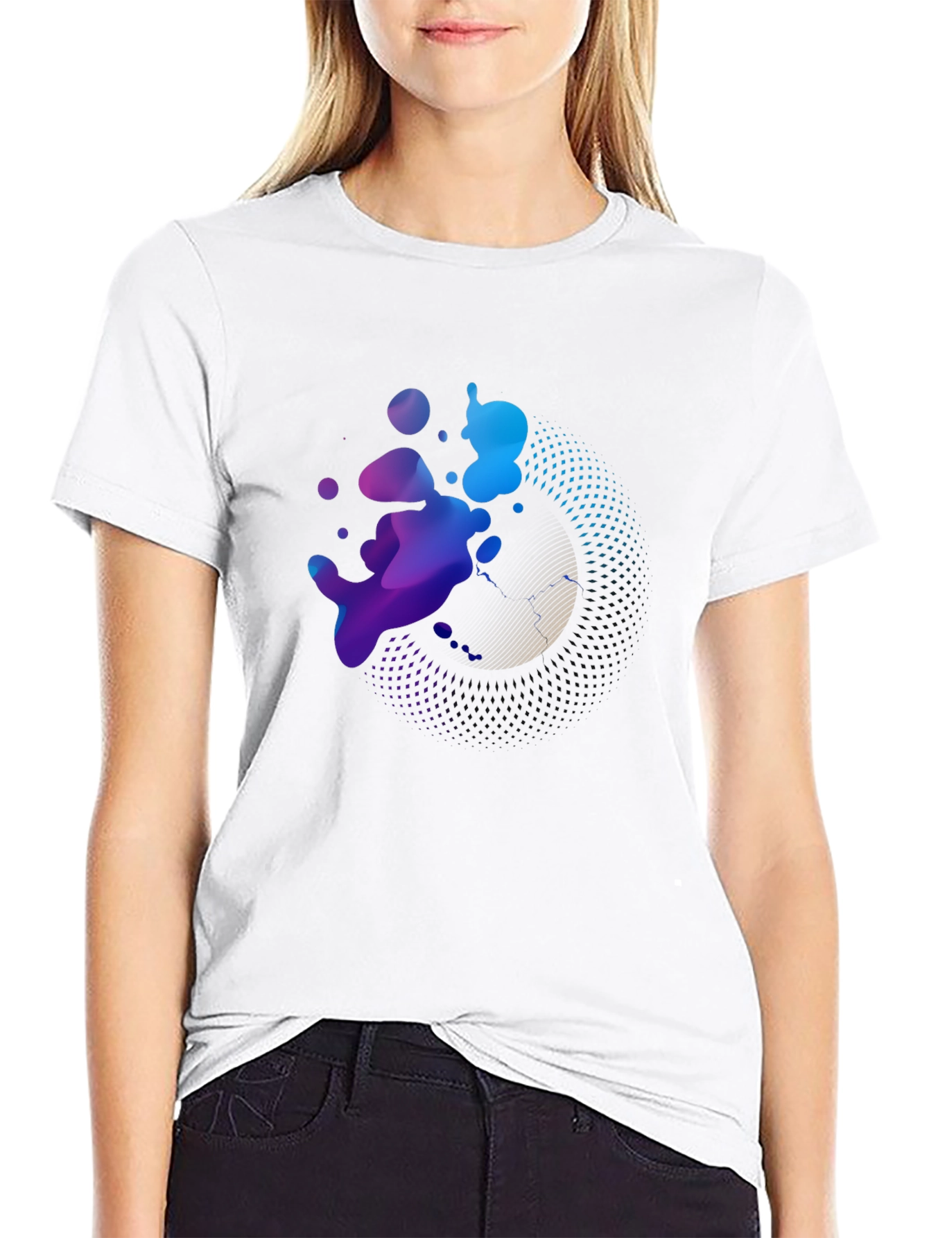 Abstract Art Graphic T-Shirt - Modern Print