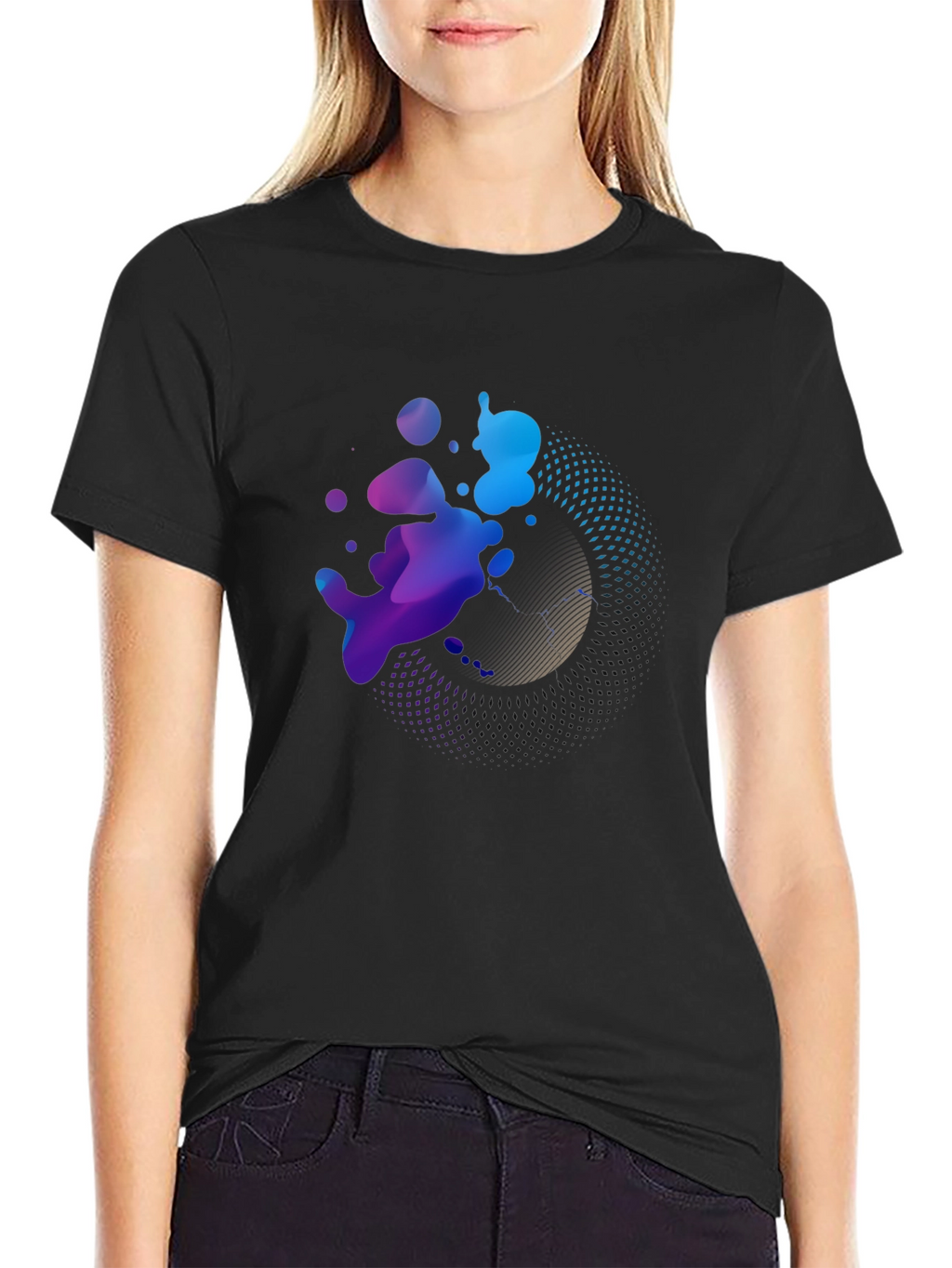 Abstract Art Graphic T-Shirt - Modern Print