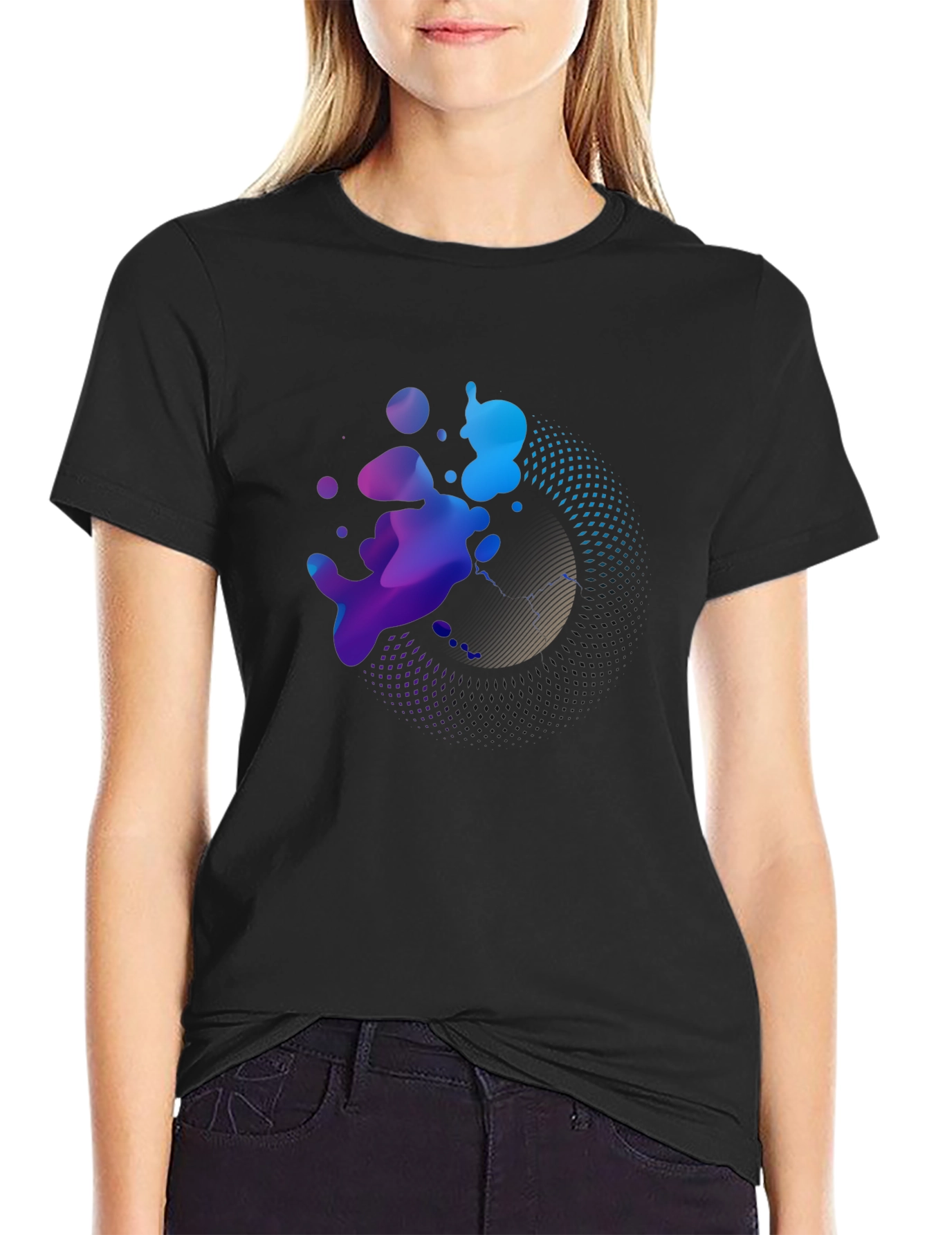 Abstract Art Graphic T-Shirt - Modern Print
