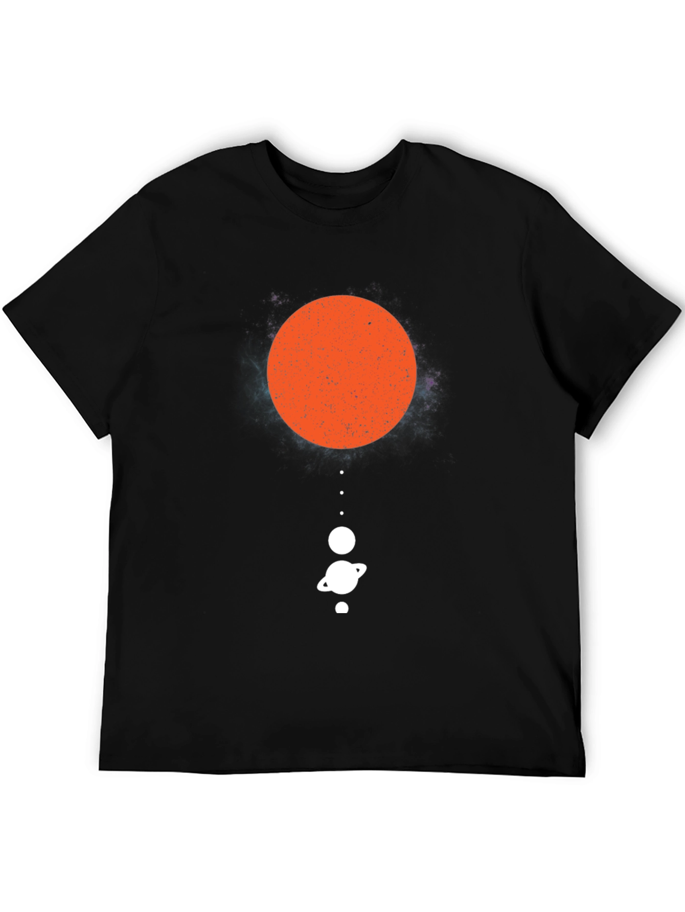 Planetary System Graphic Tee - Black Cotton