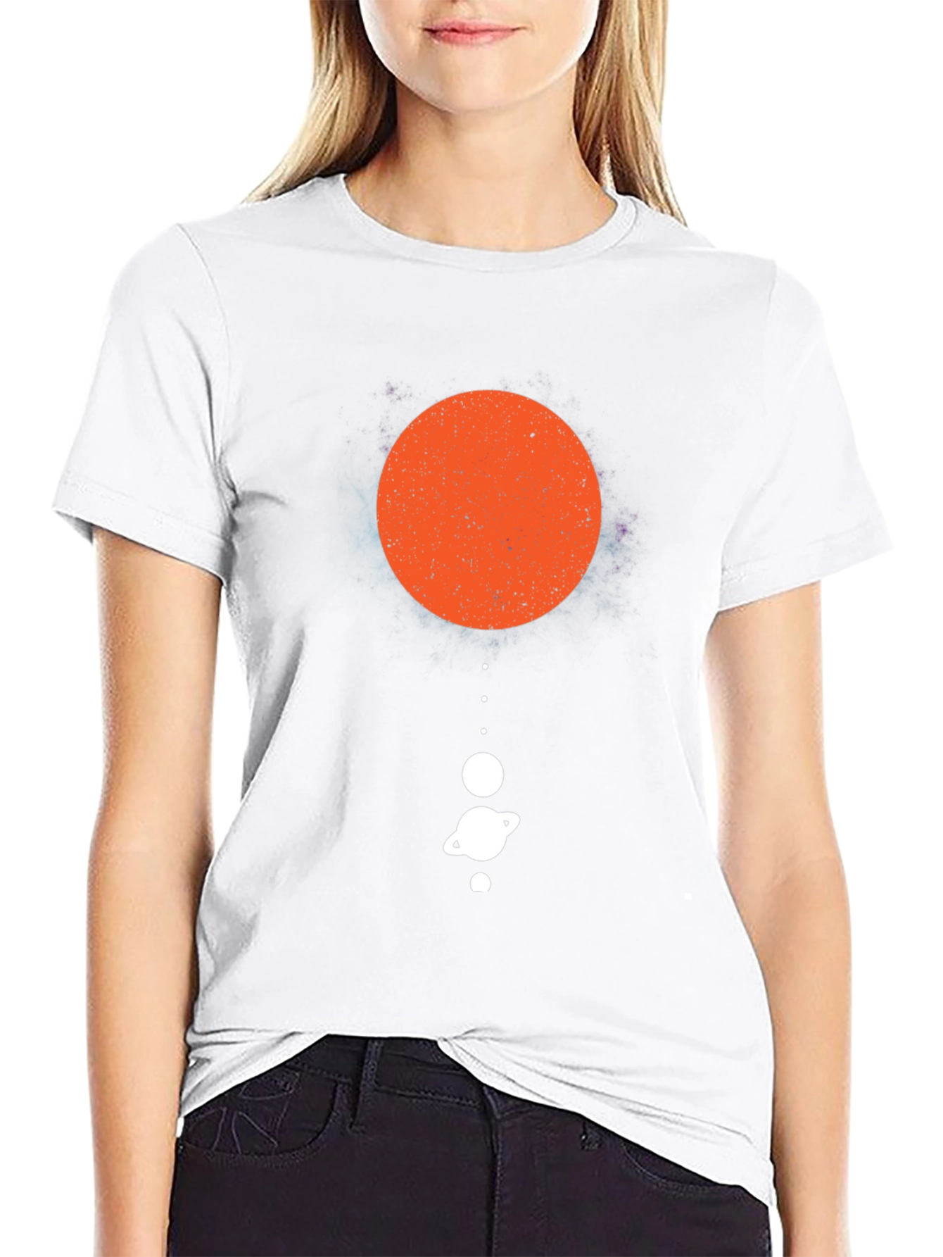 Planetary System Graphic Tee - Black Cotton