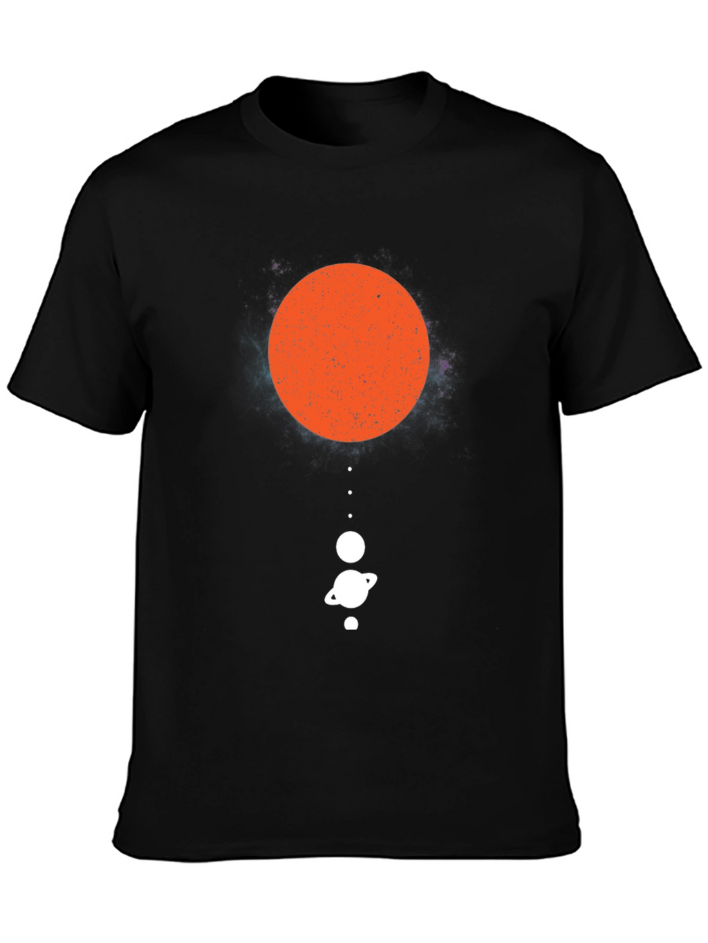 Planetary System Graphic Tee - Black Cotton