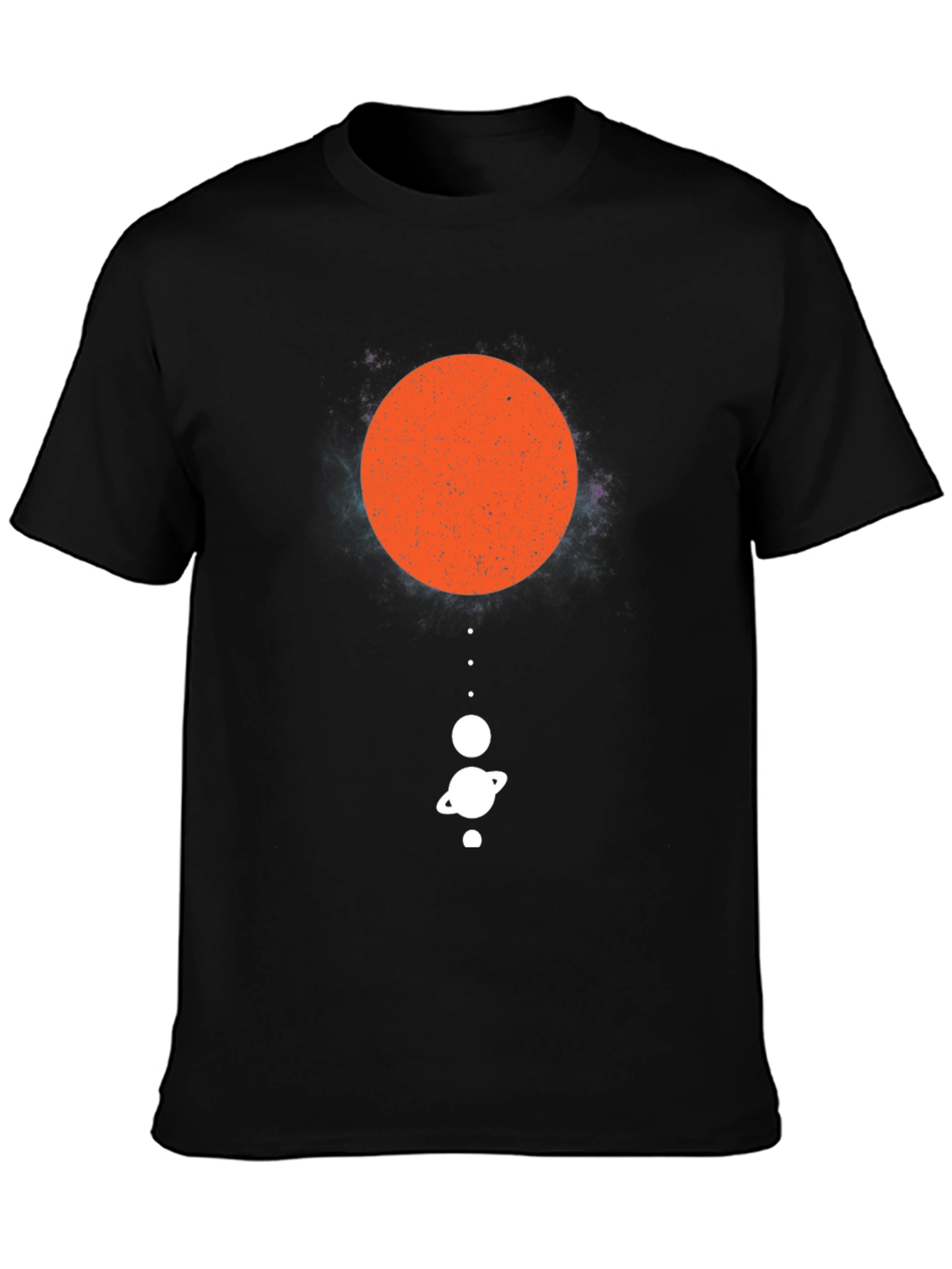 Planetary System Graphic Tee - Black Cotton
