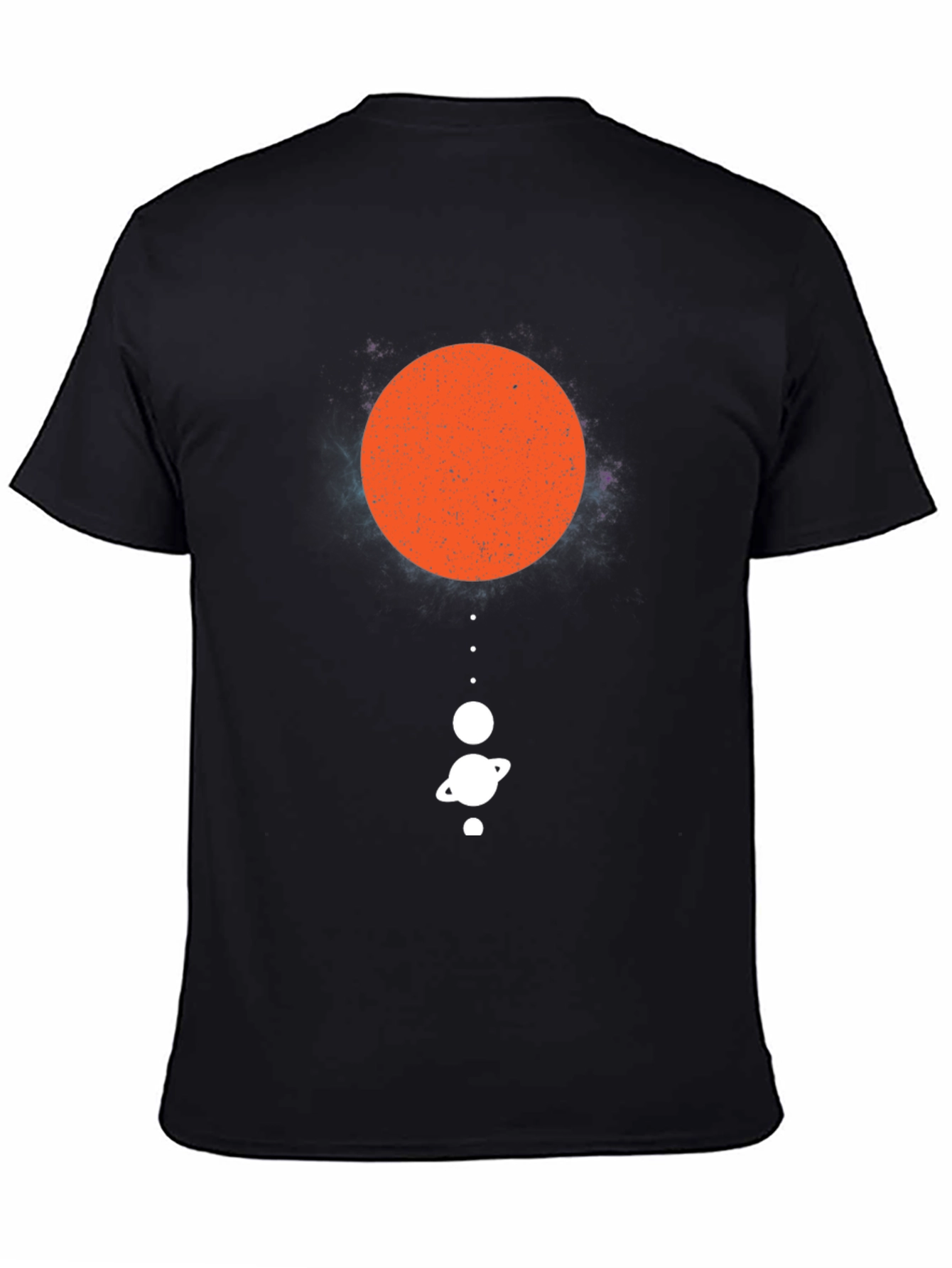 Planetary System Graphic Tee - Black Cotton