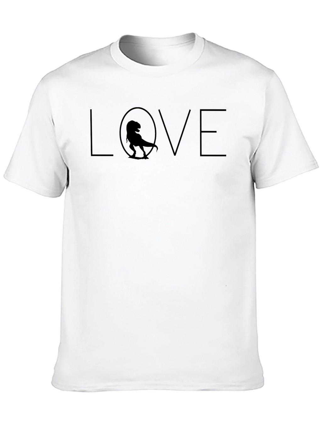 Dino Love T-Shirt - Black Graphic Tee