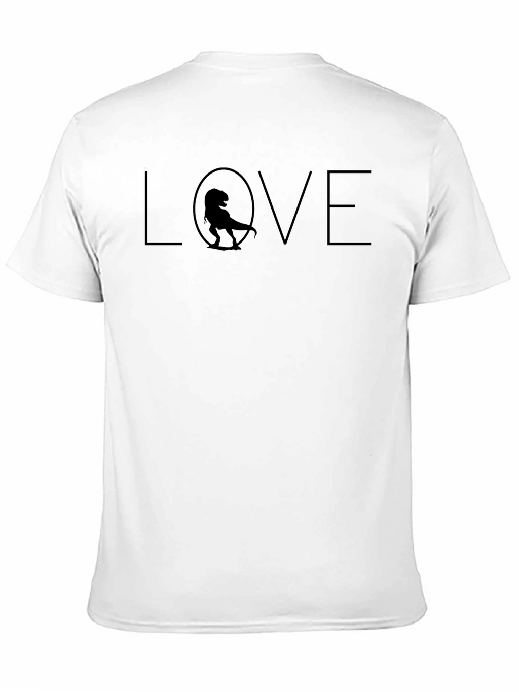 Dino Love T-Shirt - Black Graphic Tee