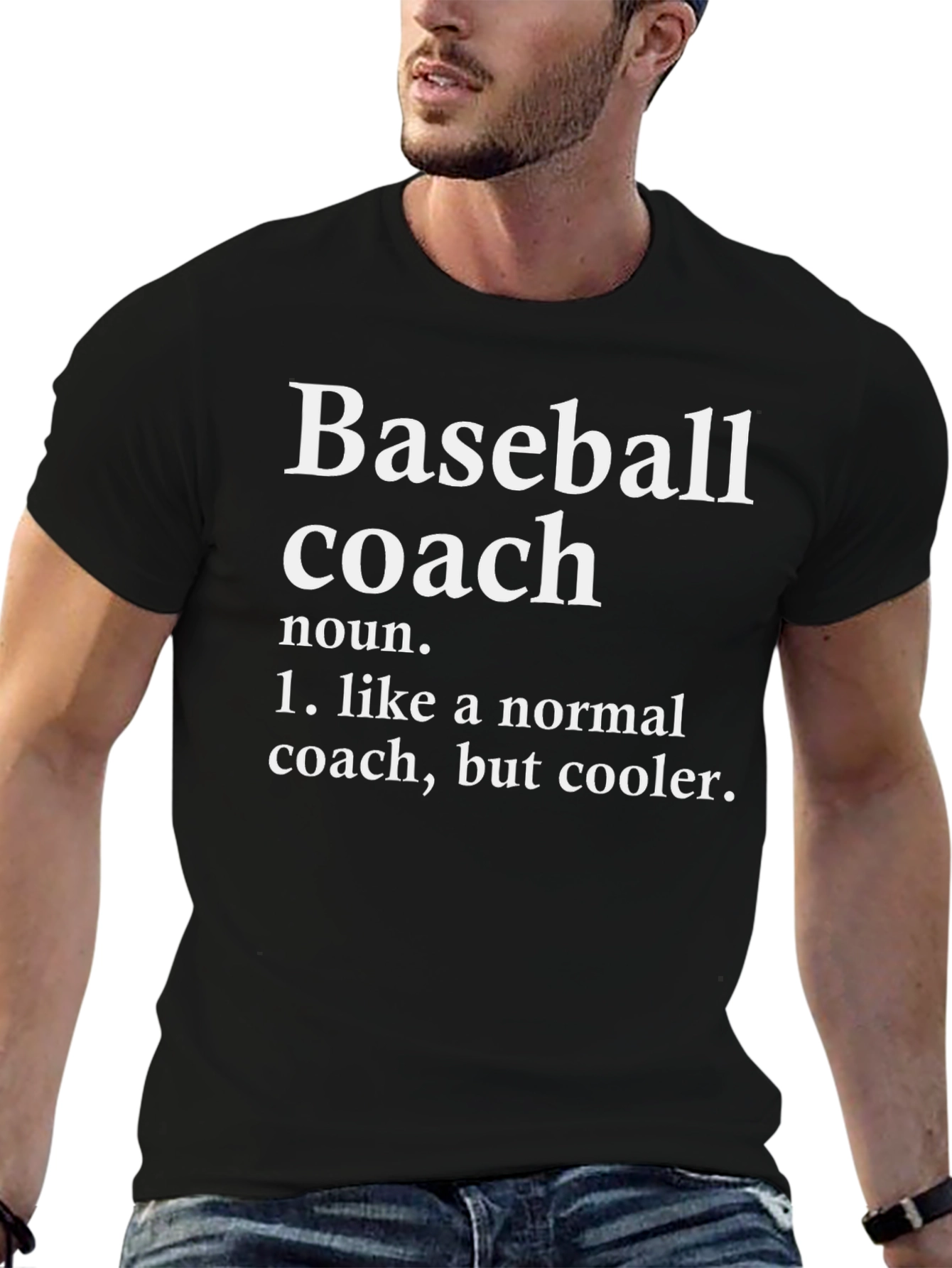 Baseball Coach Definition T-Shirt - Cool Coach Apparel